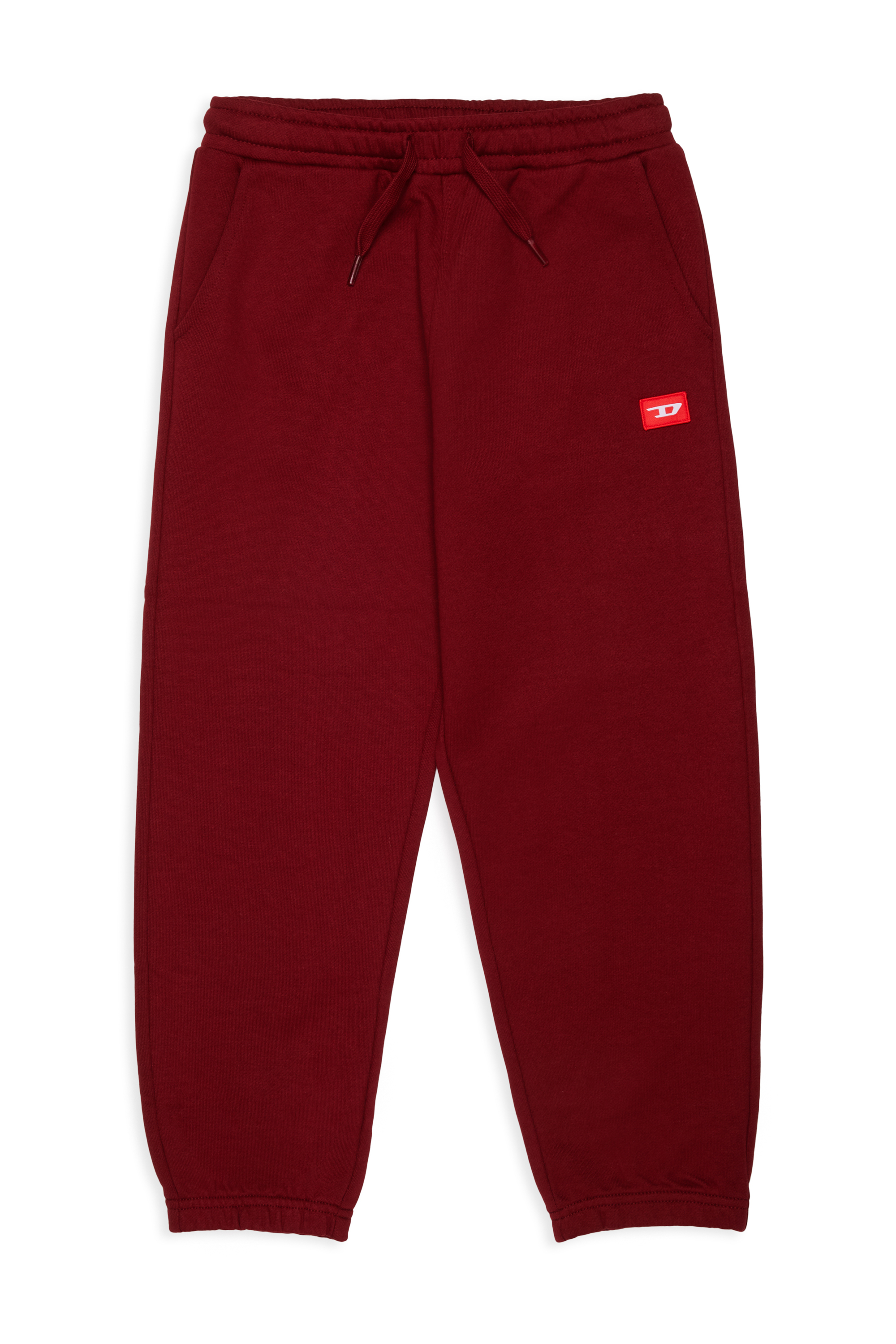Diesel - PXGIN, Pantaloni in cotone con tasche laterali Unisex in Rosso - 1