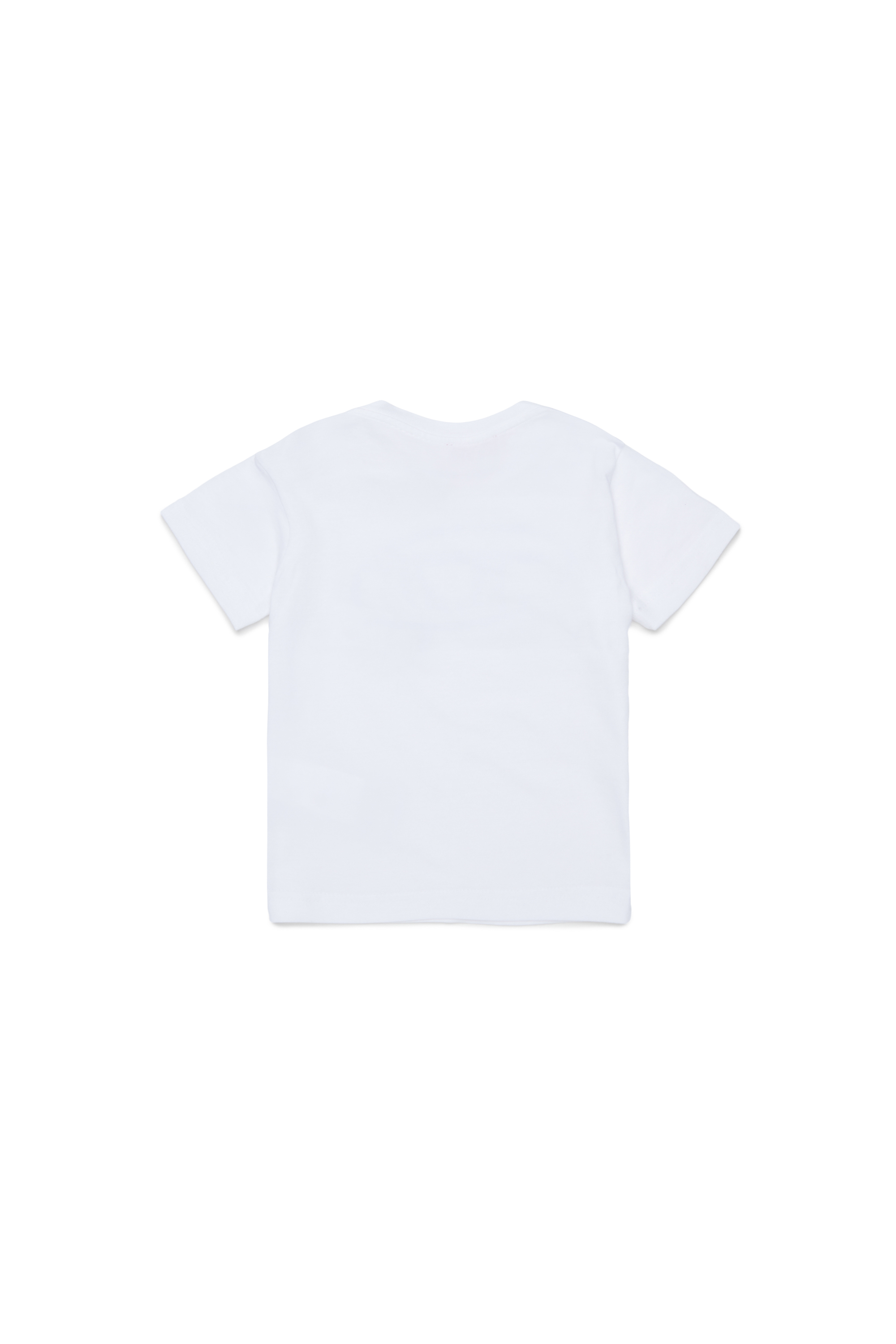 Diesel - TIELB, T-shirt en coton avec imprim&eacute; Oval D Homme in Blanc - 2