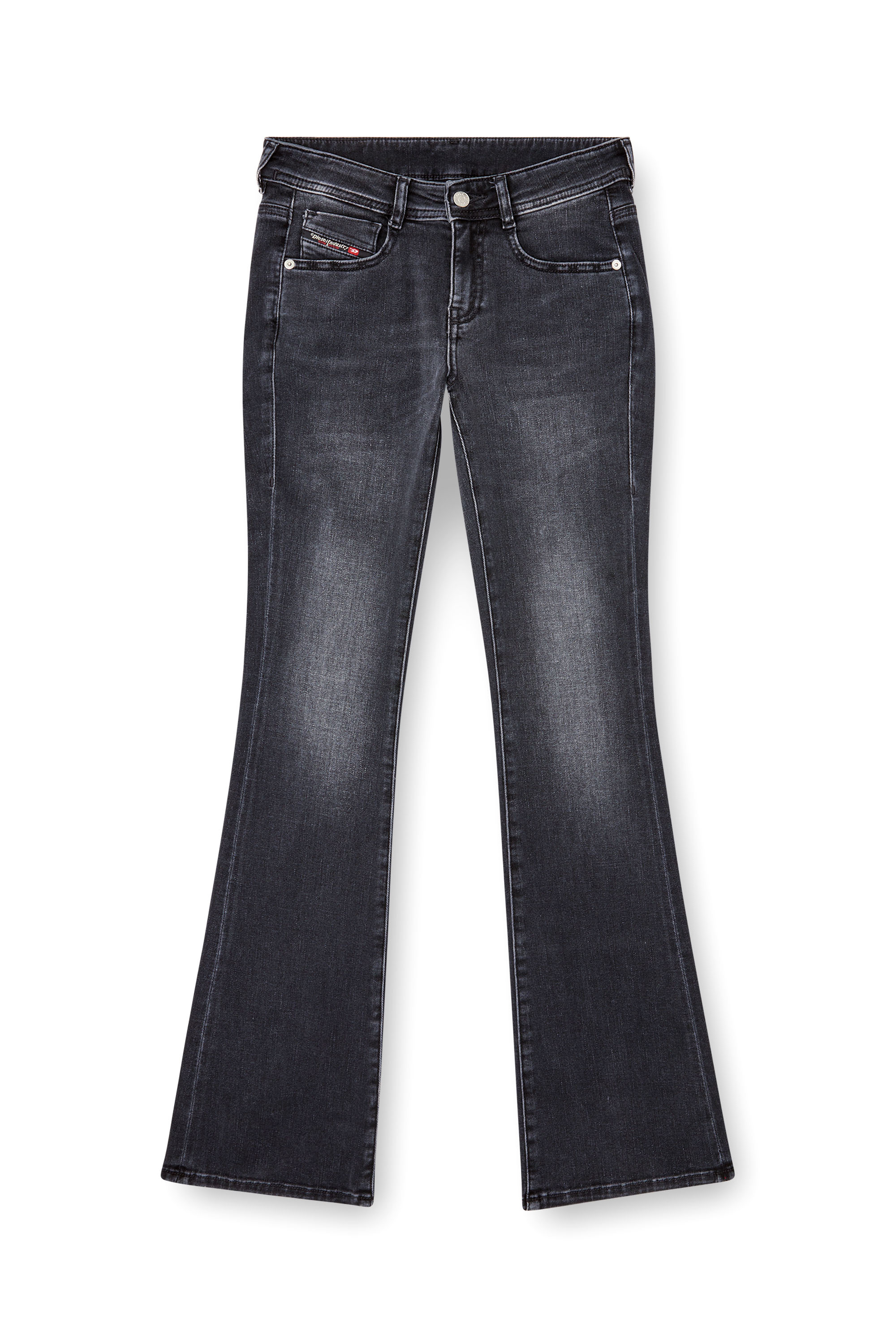 Diesel - Bootcut Jeans 1969 D-Ebbey 0DBDN Donna, Nero/Grigio scuro - Image 3