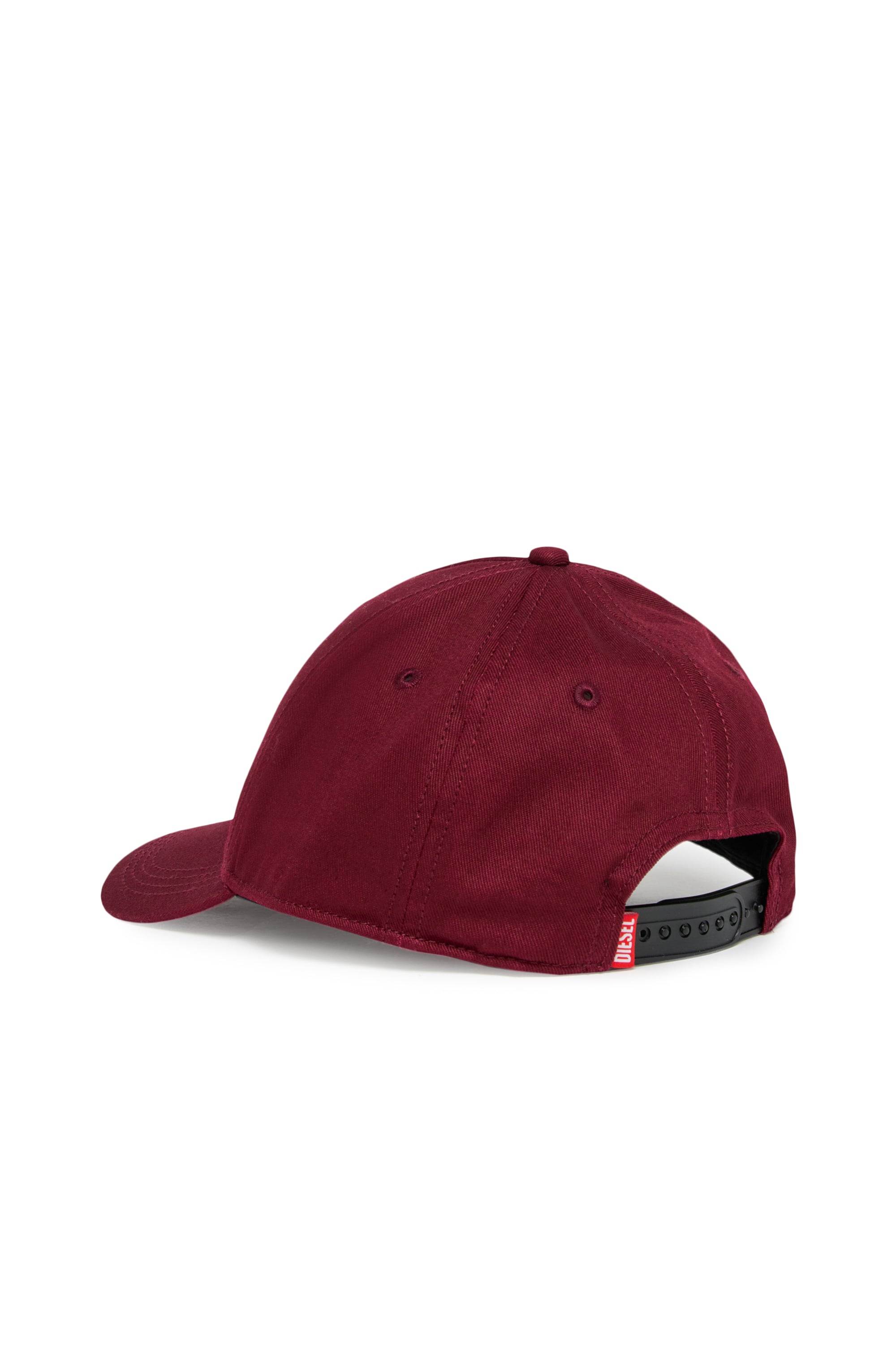 Diesel - FLIMO, Cappellino da baseball con stampa Oval D logo Uomo in Rosso - 2