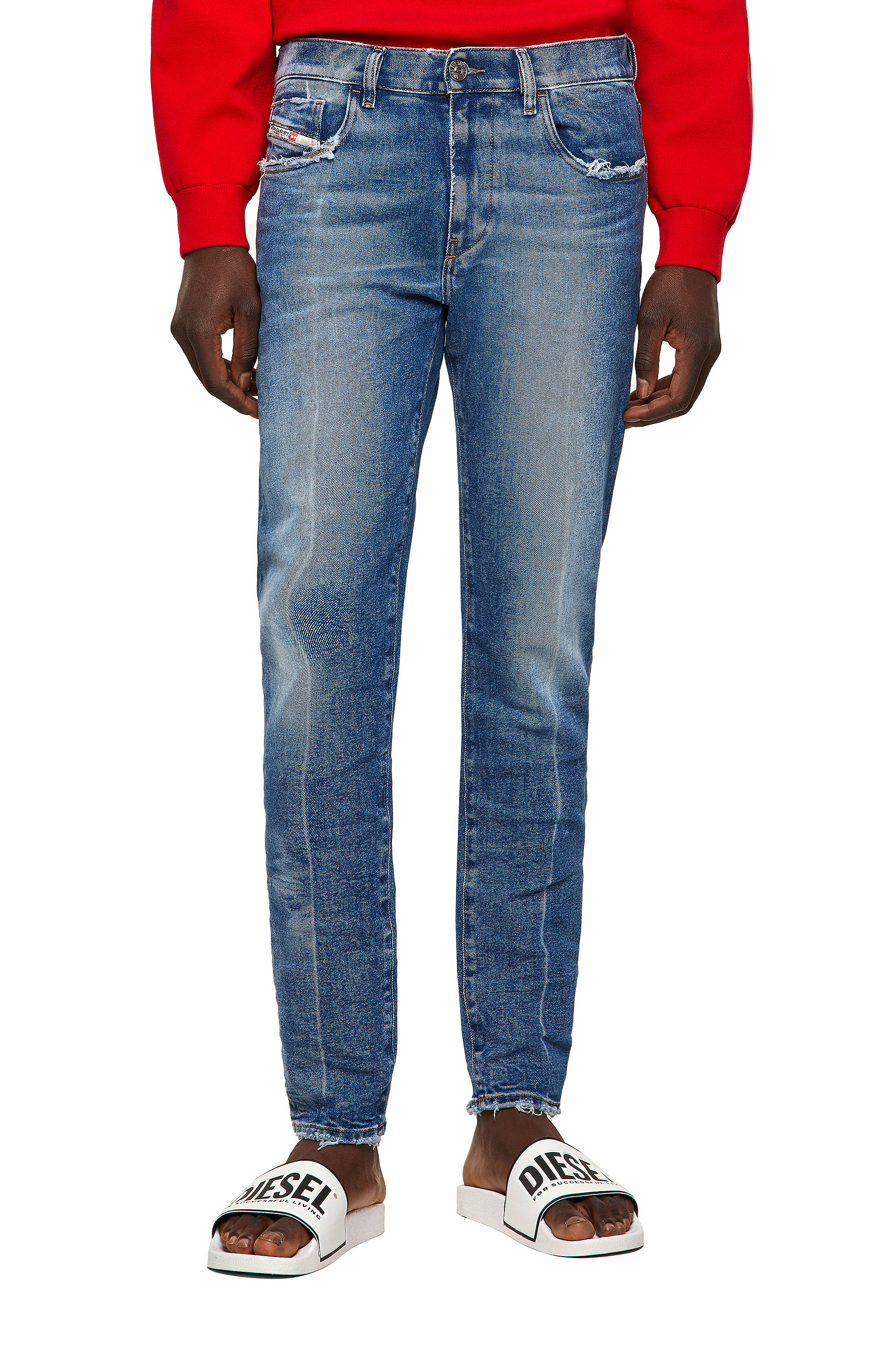 D-Strukt 09A26, Blu medio - Jeans