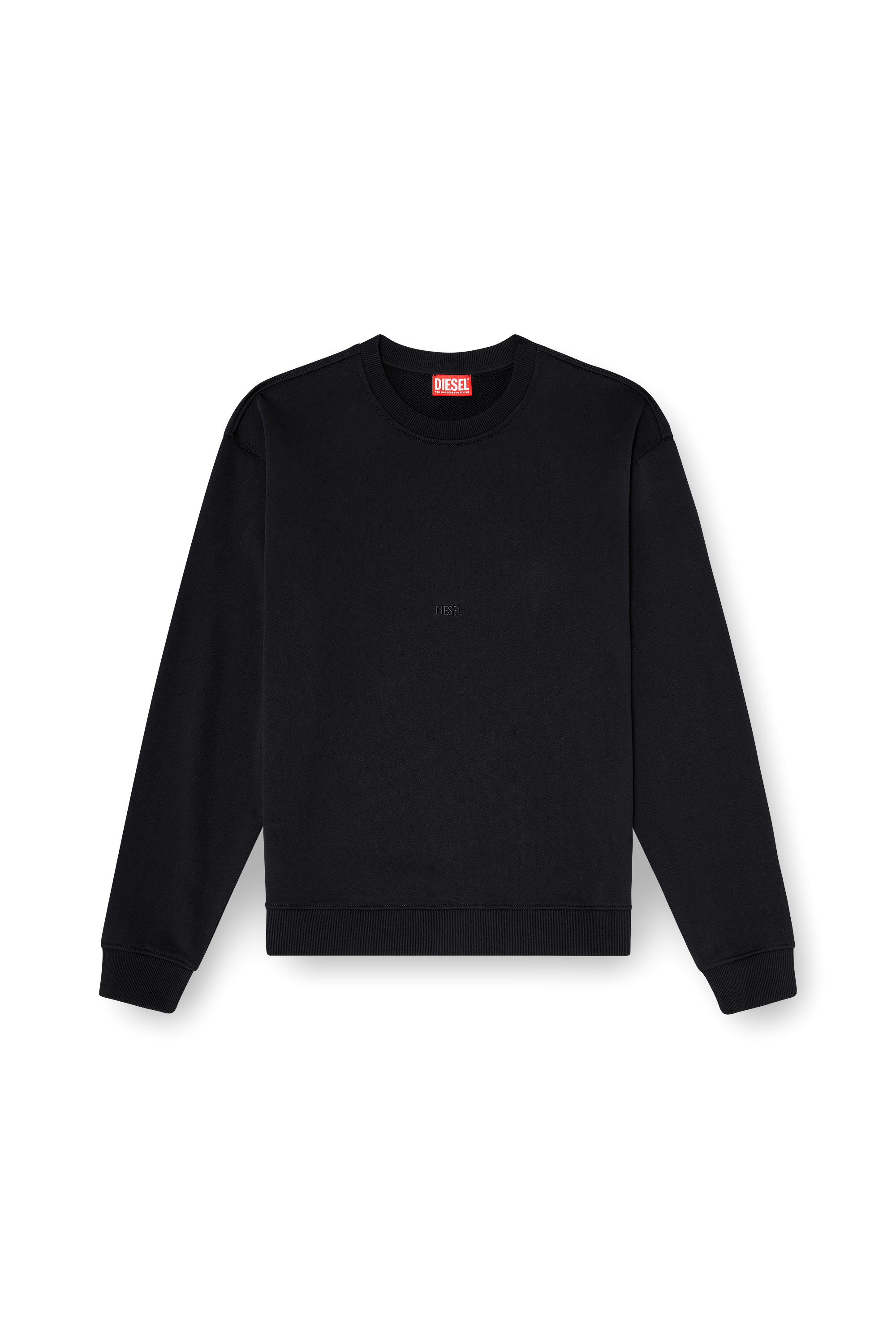 Diesel - S-NORM-AA5, Sweat-shirt en coton avec micro broderie logo Homme in ToBeDefined - 3