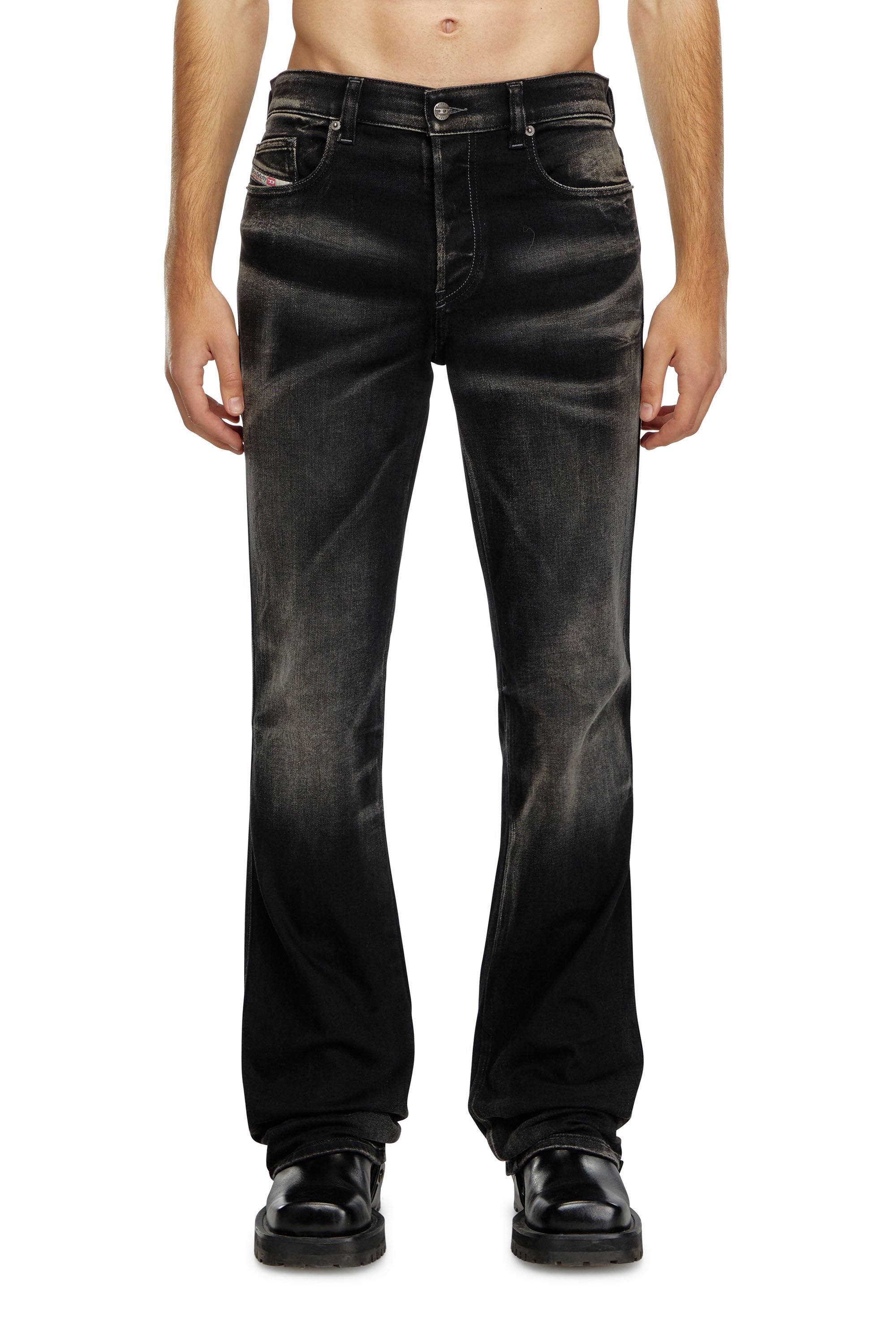 Diesel - Homme Bootcut Jeans 1998 D-Buck 09J53, Noir/Gris foncé - Image 2