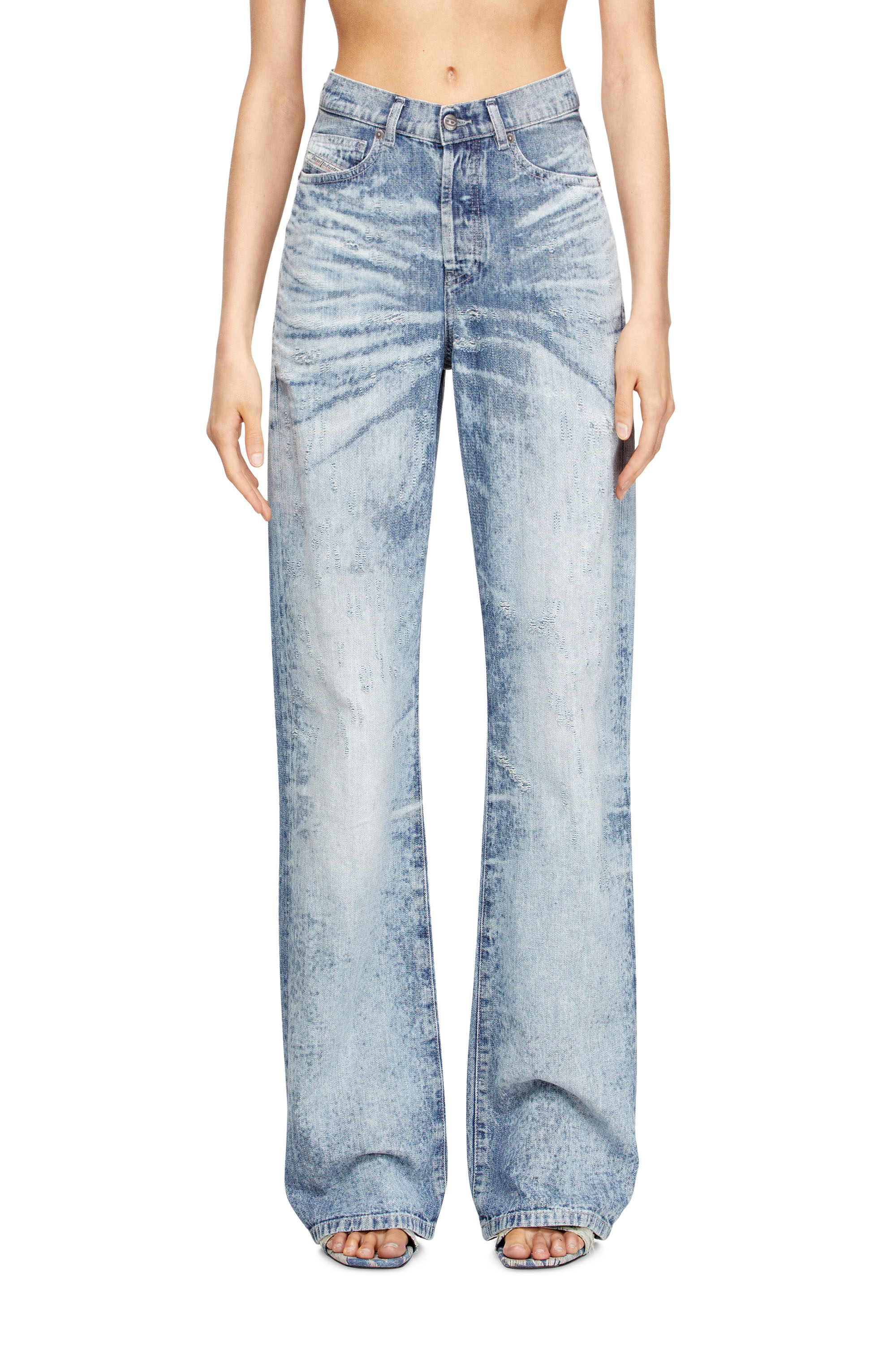 Diesel - Regular Jeans 1971 D-Sent 068TY Donna, Blu Chiaro - Image 1