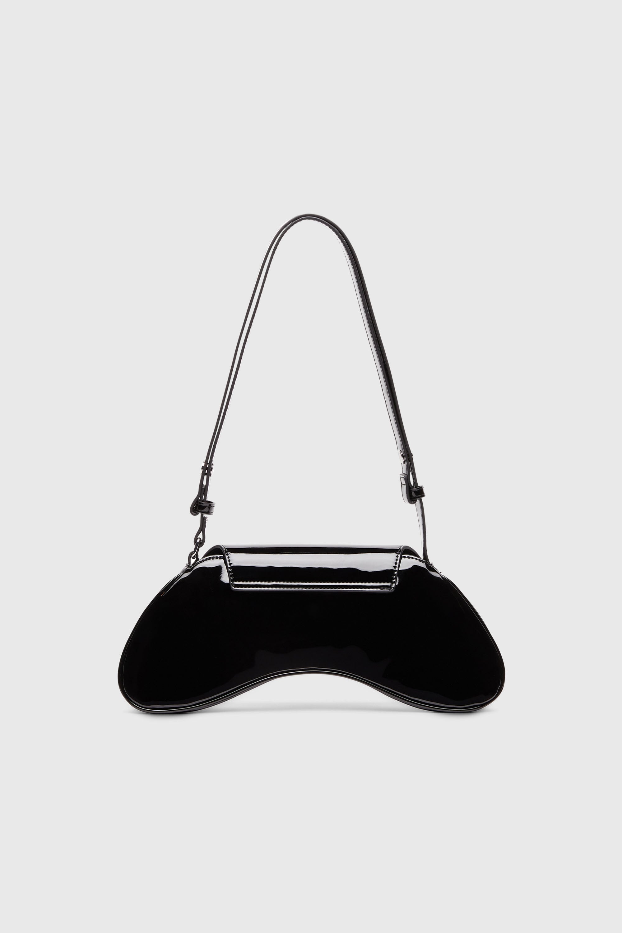 Diesel - PLAY CROSSBODY, Play-Borsa crossbody lucida Donna in Nero - 2