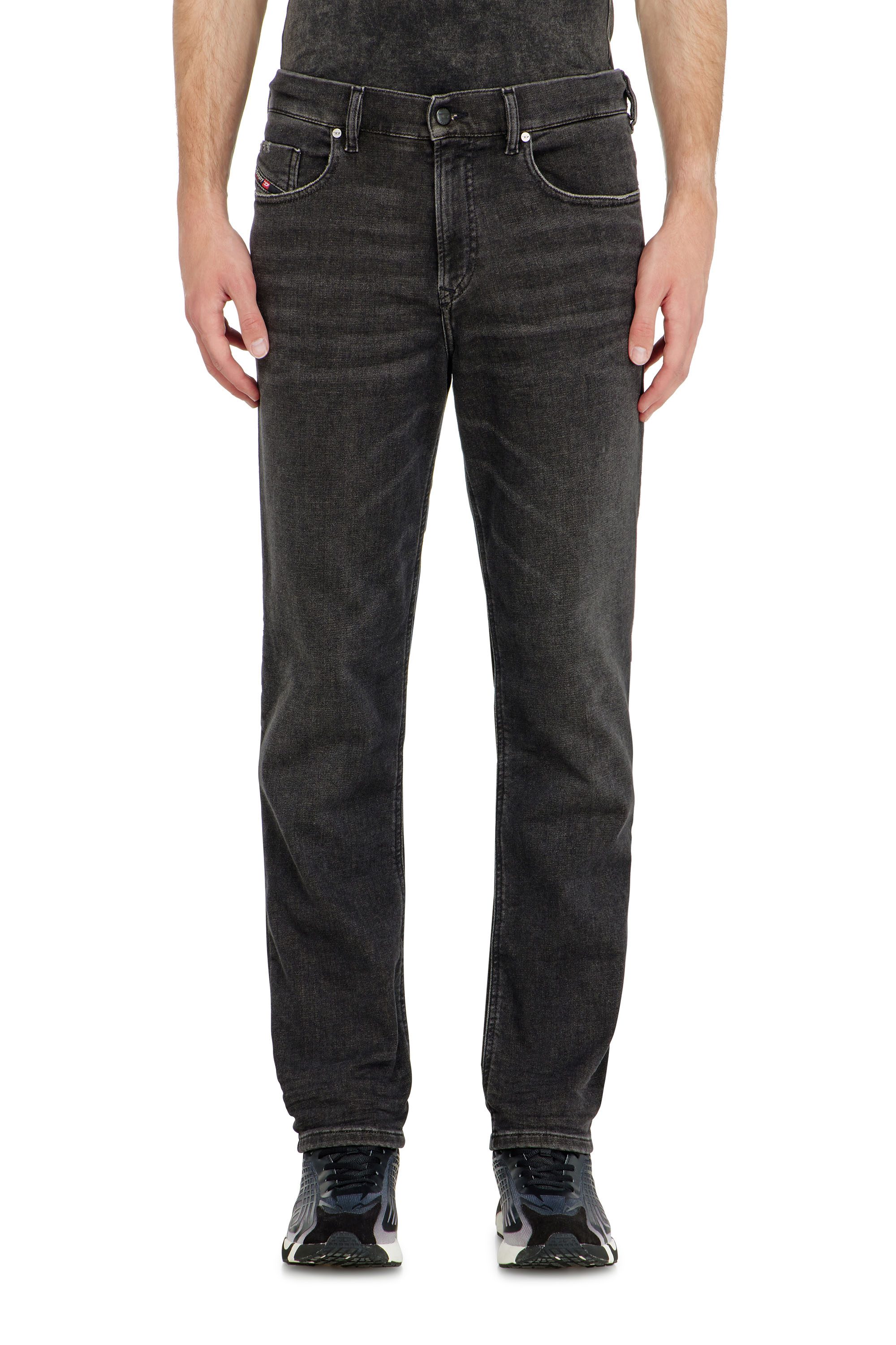 Diesel - Regular 2090 D-Veekley Joggjeans&reg; 09P92 Uomo, Nero/Grigio scuro - Image 1