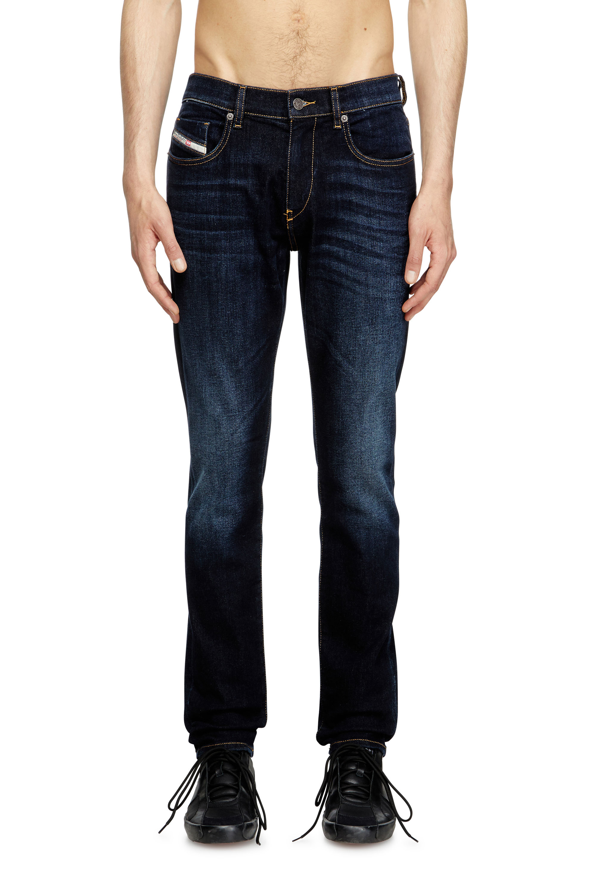 Diesel - Herren Slim Jeans 2019 D-Strukt 009ZS, Dunkelblau - 1