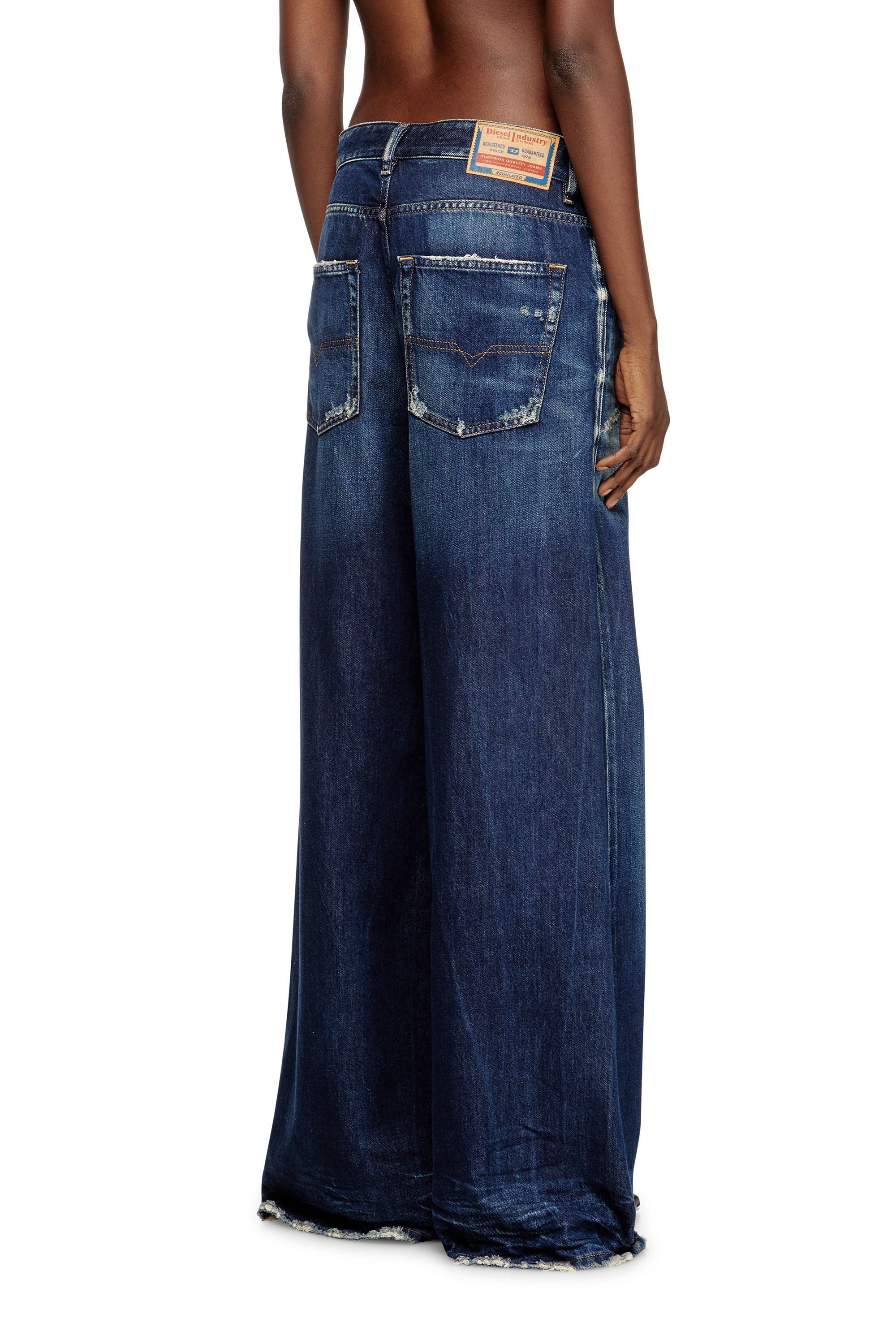 Diesel - Damen Relaxed Jeans 1996 D-Sire 09M06, Dunkelblau - 4