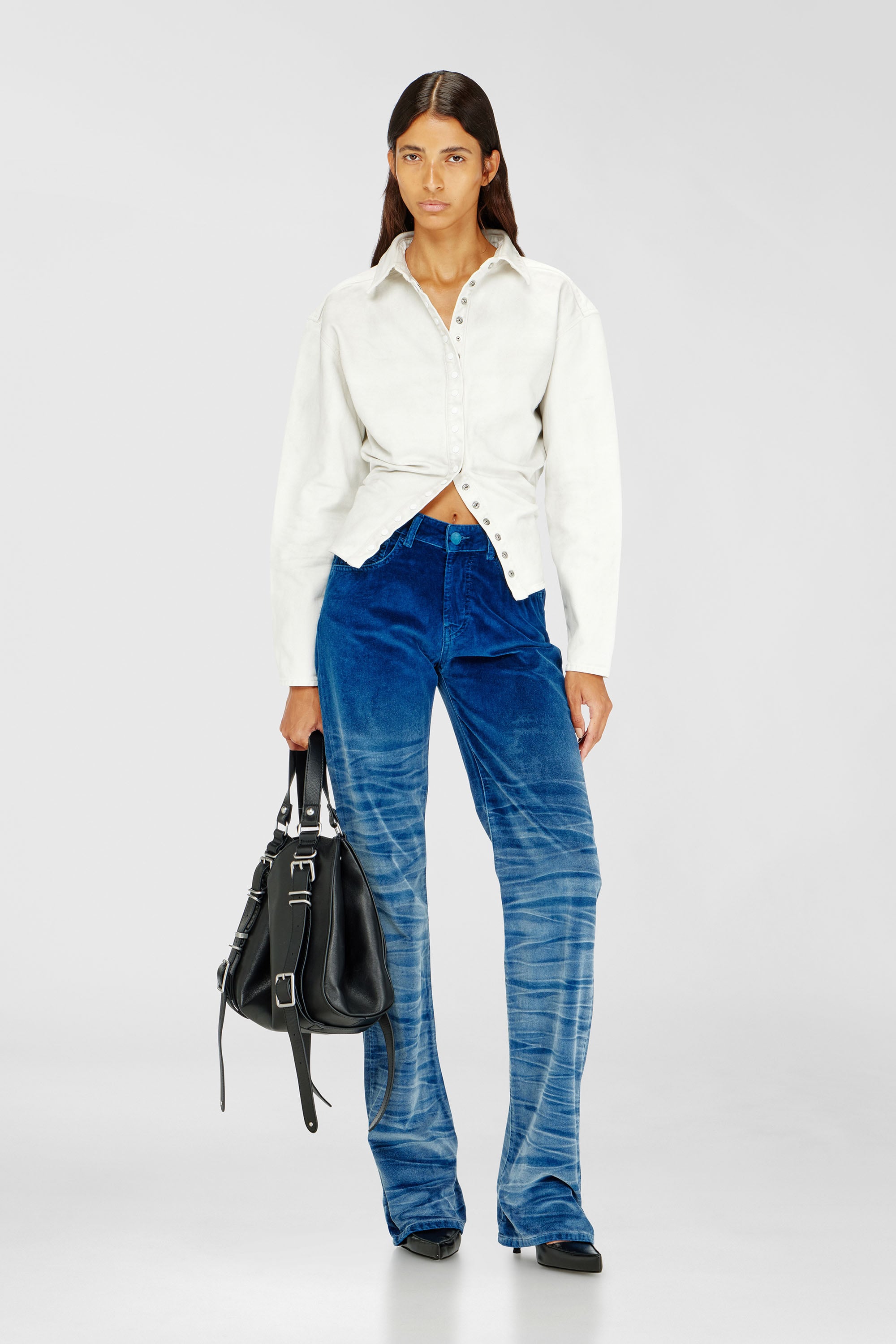 Diesel - Regular Jeans D-Lie 003PF Femme, Bleu Fonc&eacute; - Image 1
