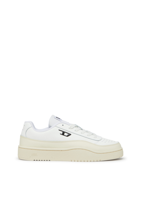 Diesel - S-TRACKER-D LOW, Man's S-Tracker-D-Low top sneaker in White/Beige - 1