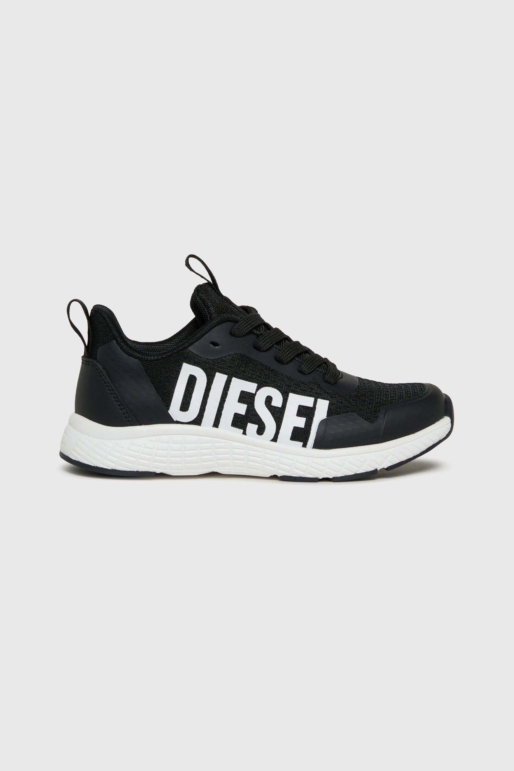 Diesel - S-RUNCOUT, Unisex S-Runcout - Sneakers mit maxi Diesel Logo in Schwarz - 1