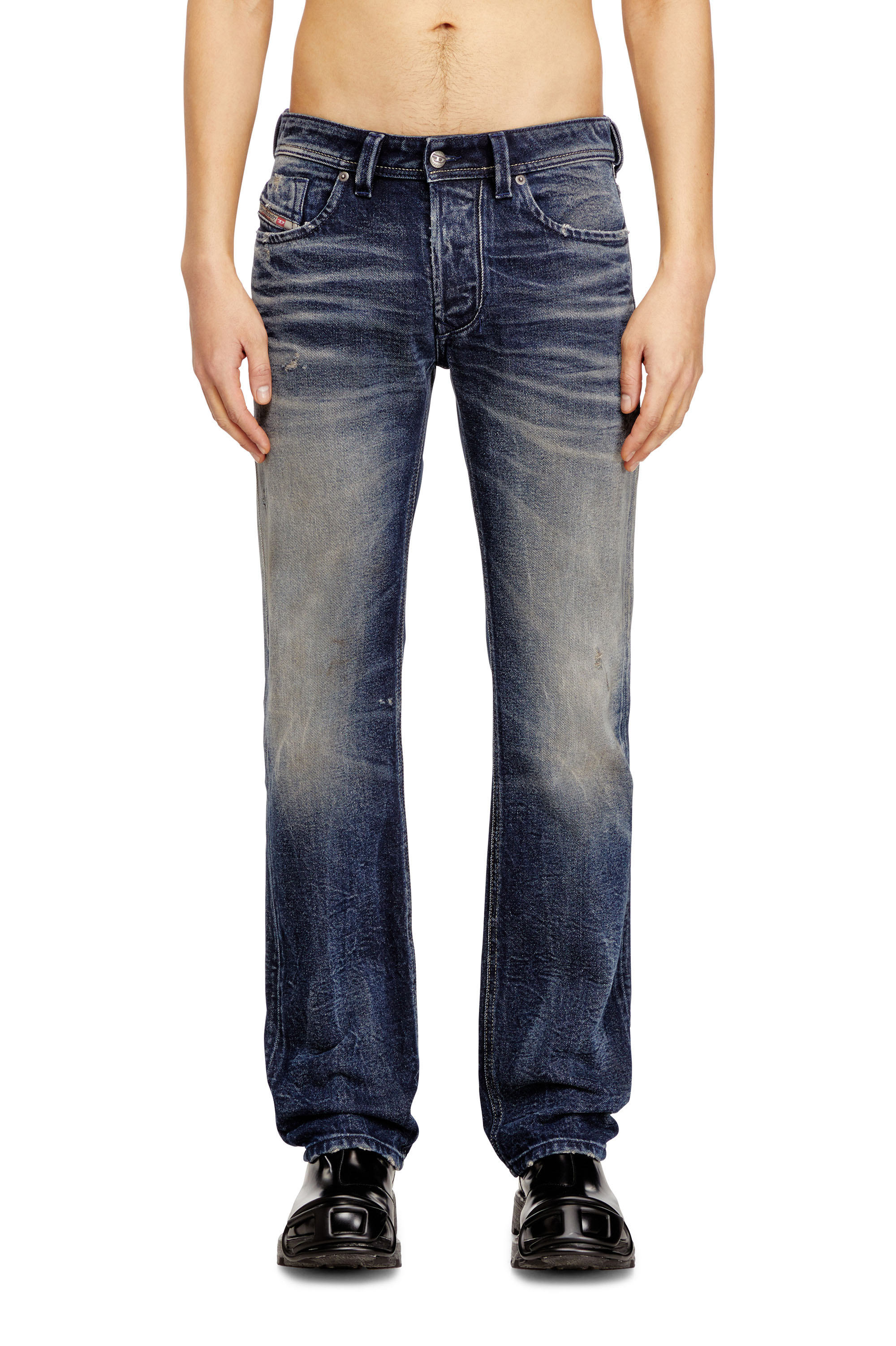 Diesel - Regular Jeans 1985 Larkee 09N57 Homme, Bleu Foncé - Image 1