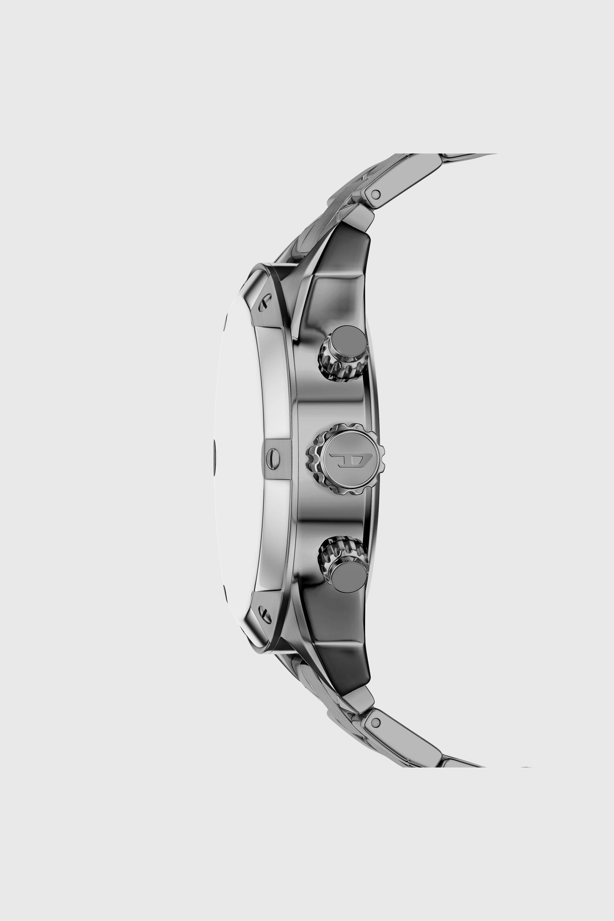 Diesel - DZ4724 WATCH, Montre Spiked en acier inoxydable finition gunmetal Homme in Gris - 3