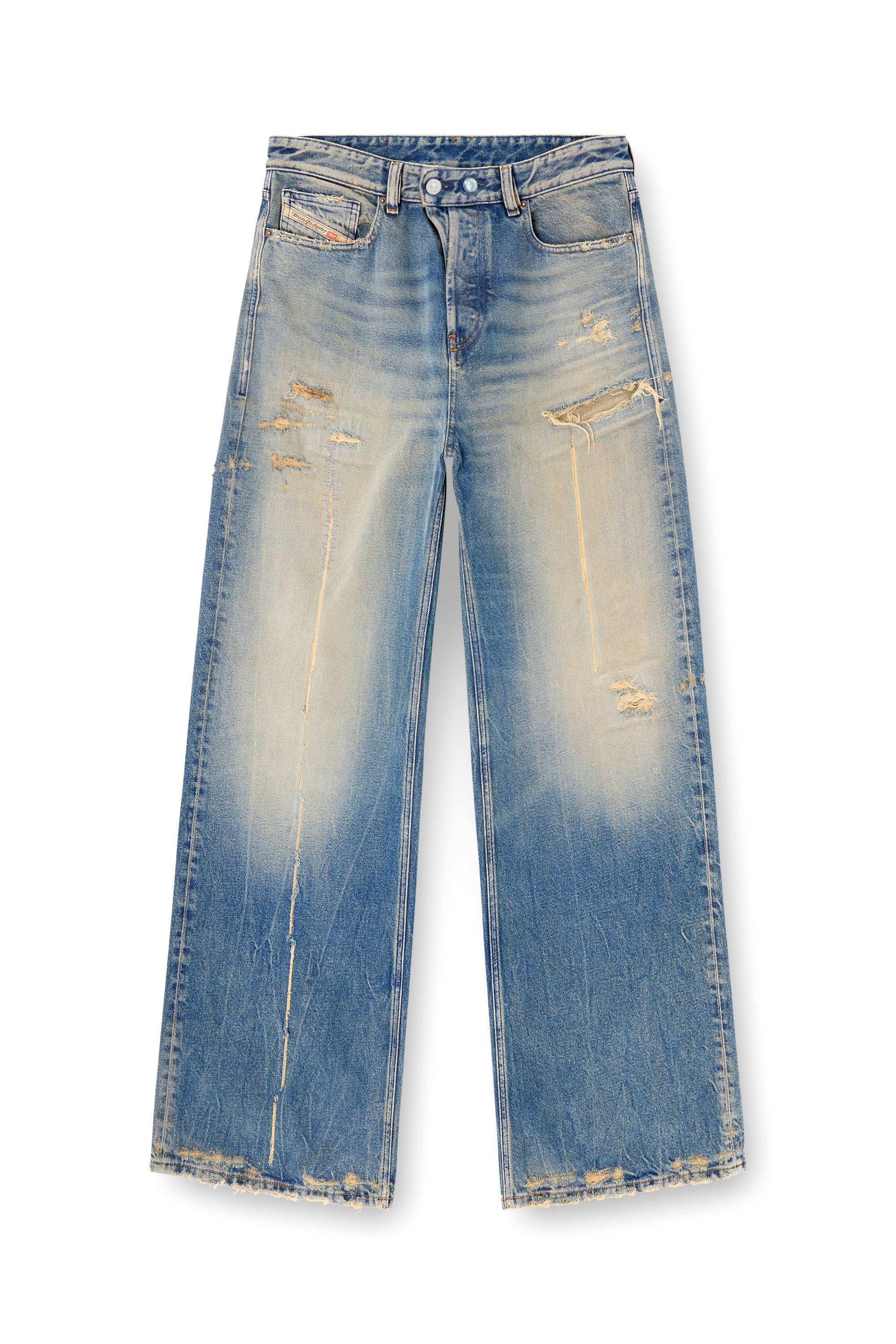 Diesel - Unisex Relaxed Jeans 1996 D-Sire 09N29, Mittelblau - 2