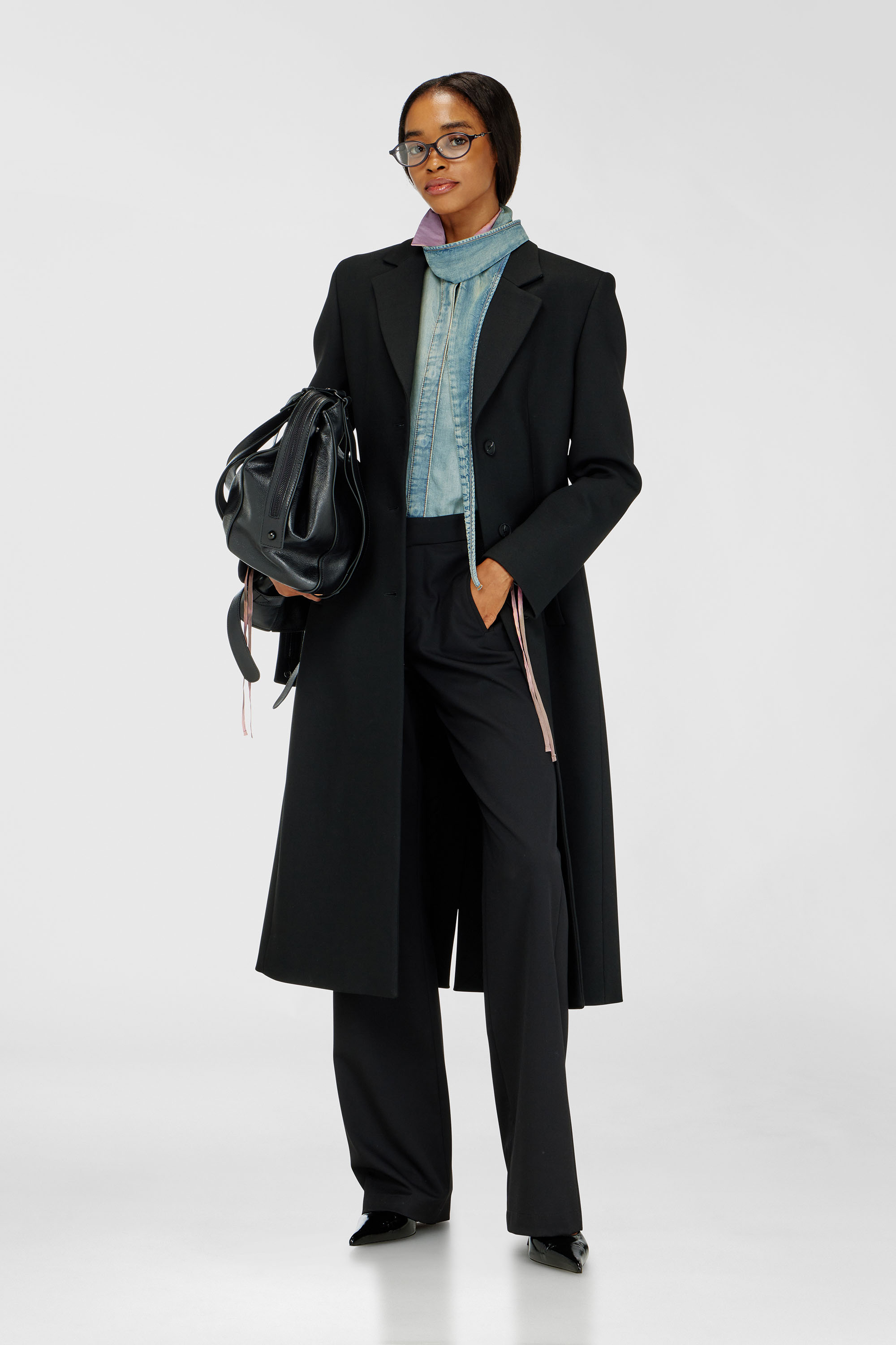 Pantalon en laine froide