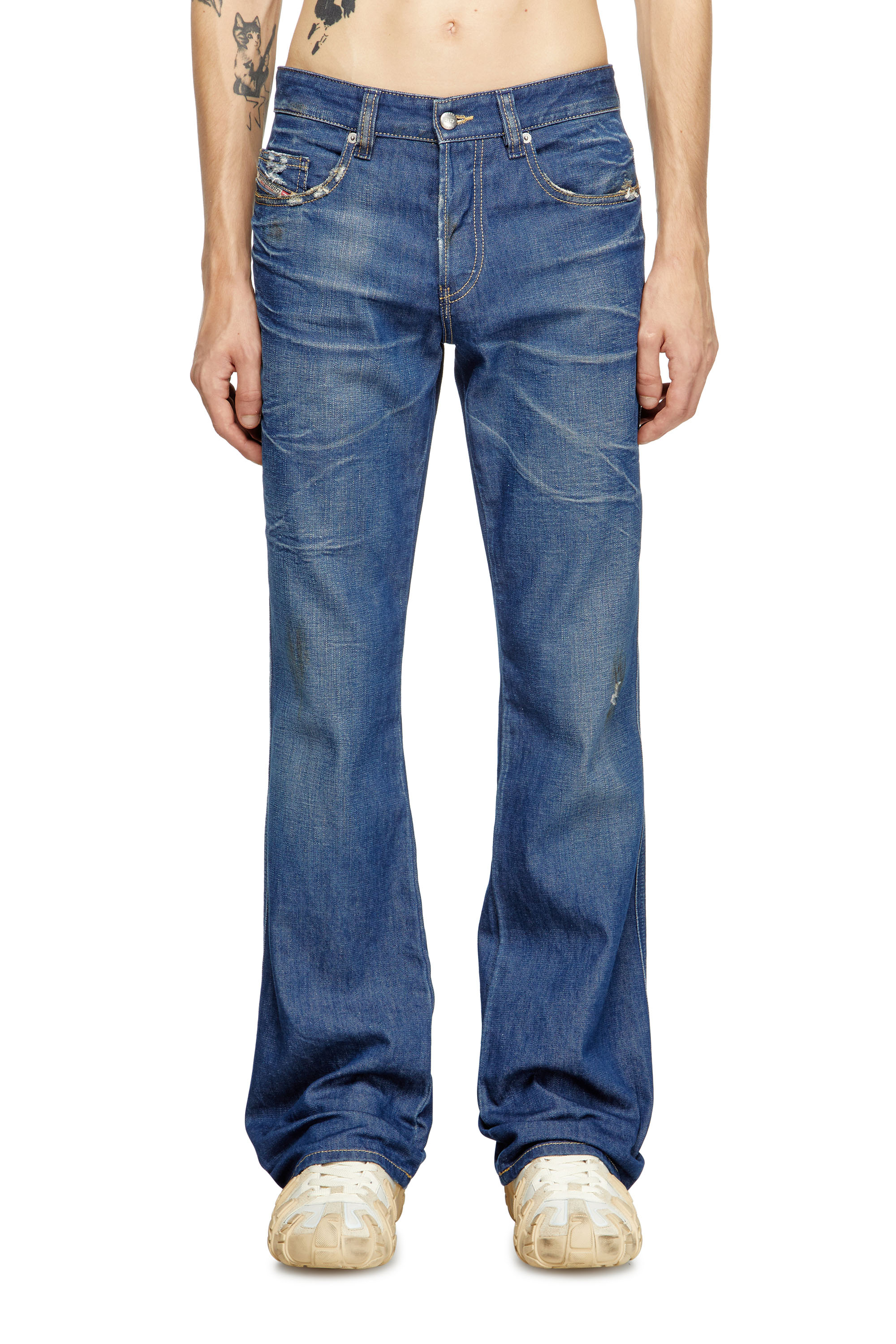 Diesel - Bootcut Jeans 1998 D-Buck 09M60 Uomo, Blu Scuro - Image 1