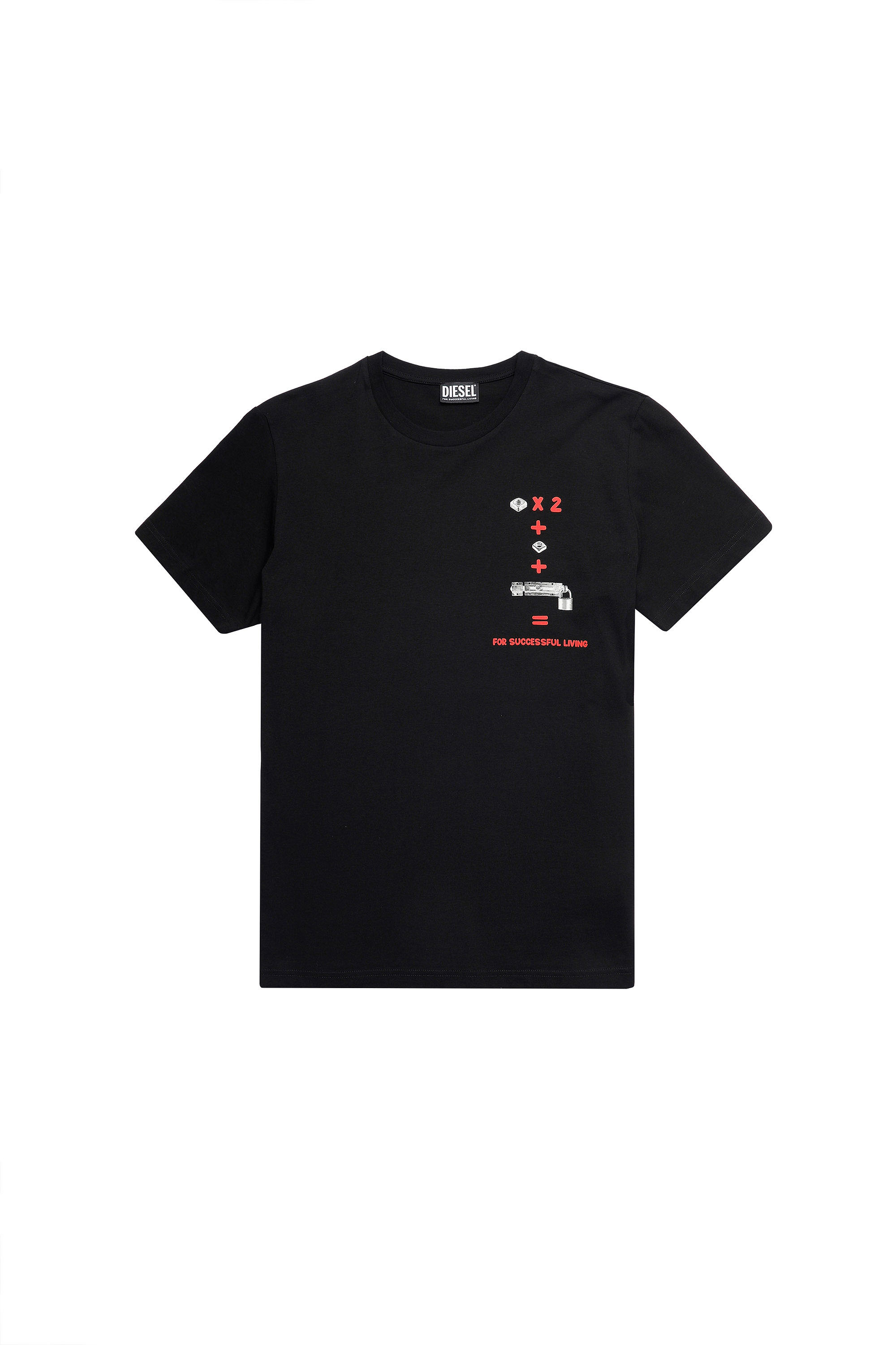T-DIEGOS-B4, Schwarz - T-Shirts