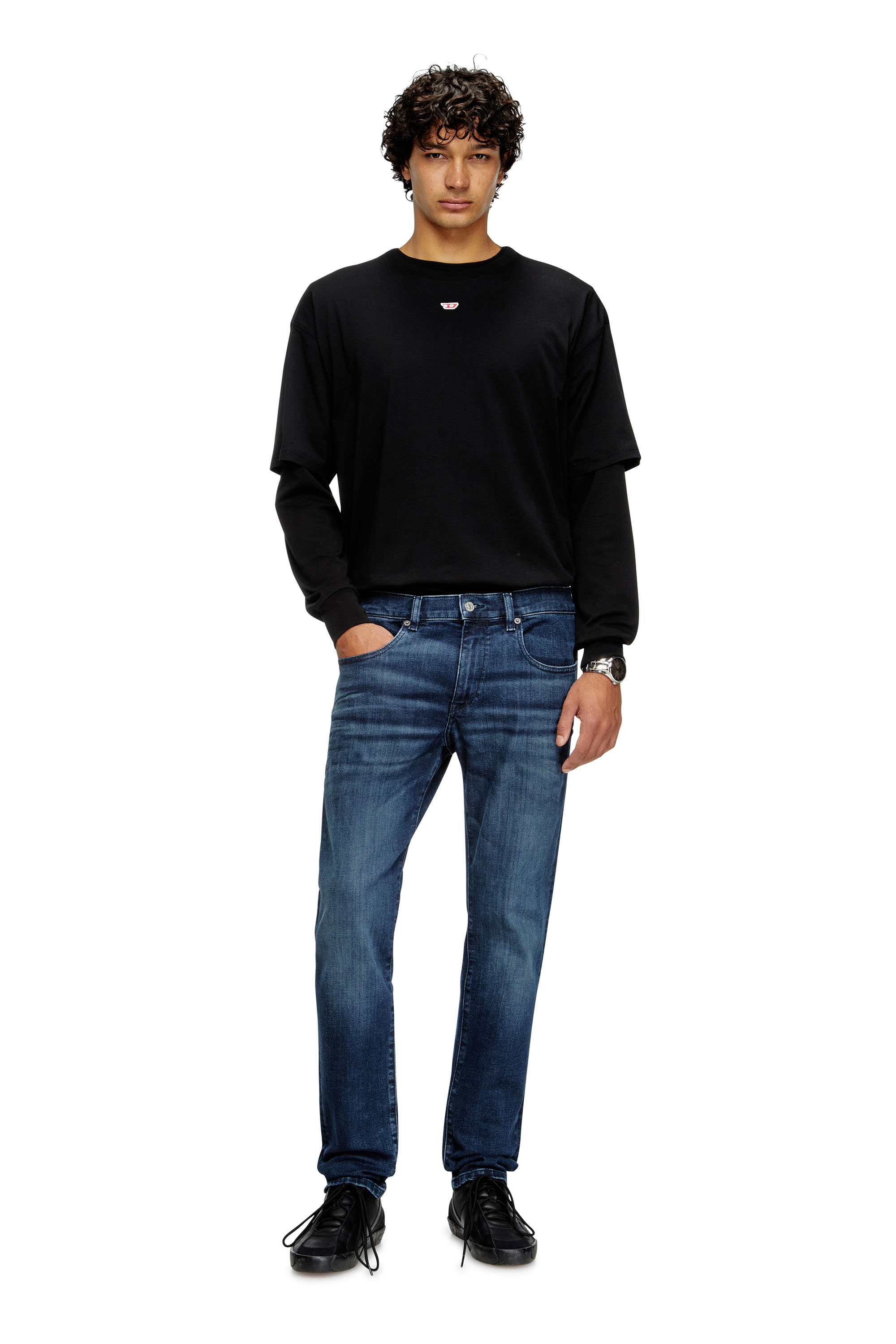 Slim Jeans 2019 D-Strukt 0GRDJ, Dunkelblau Diesel - Herren Slim Jeans 2019 D-Strukt 0GRDJ, Dunkelblau - 1