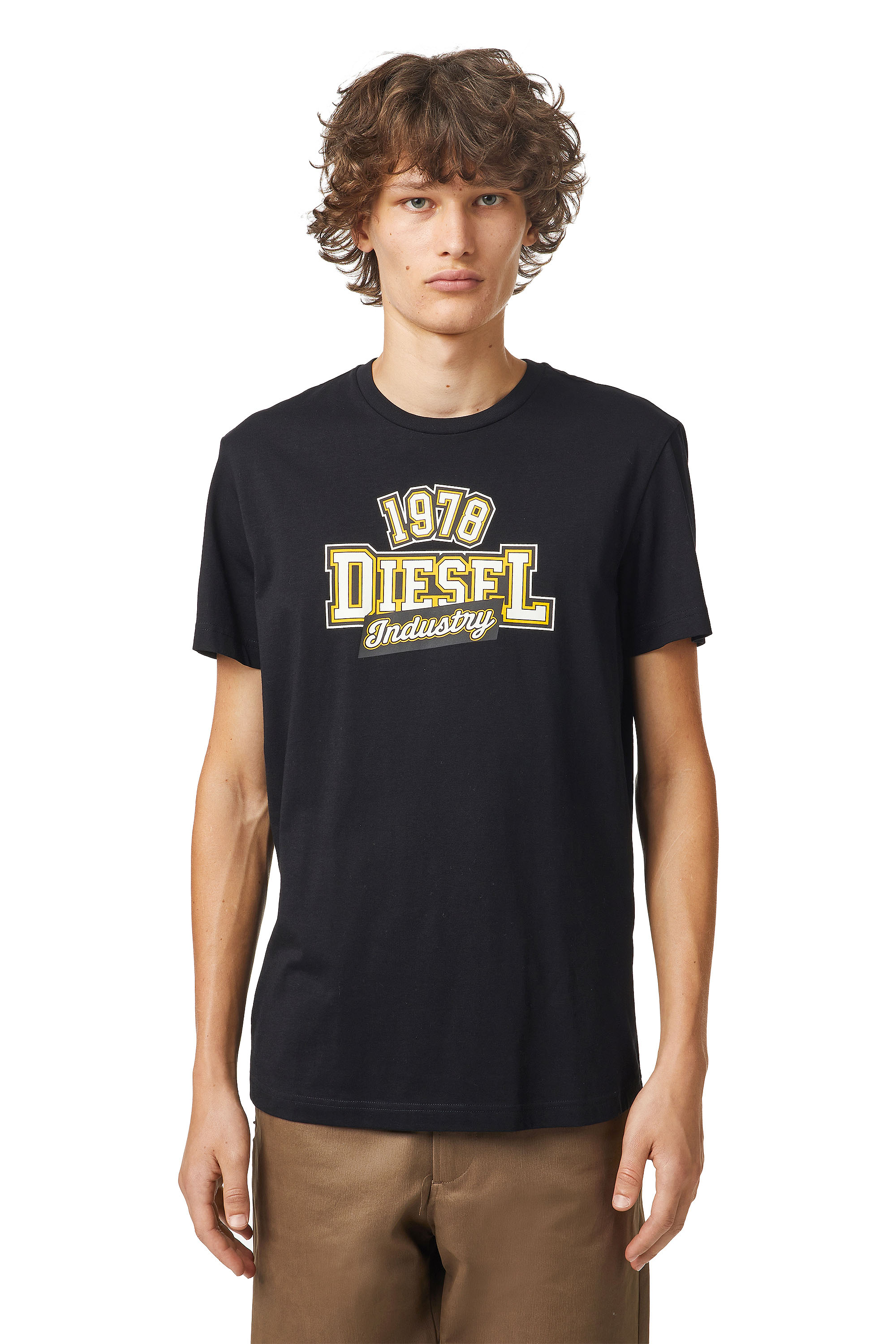 T-DIEGOS-K26, Nero/Giallo - T-Shirts
