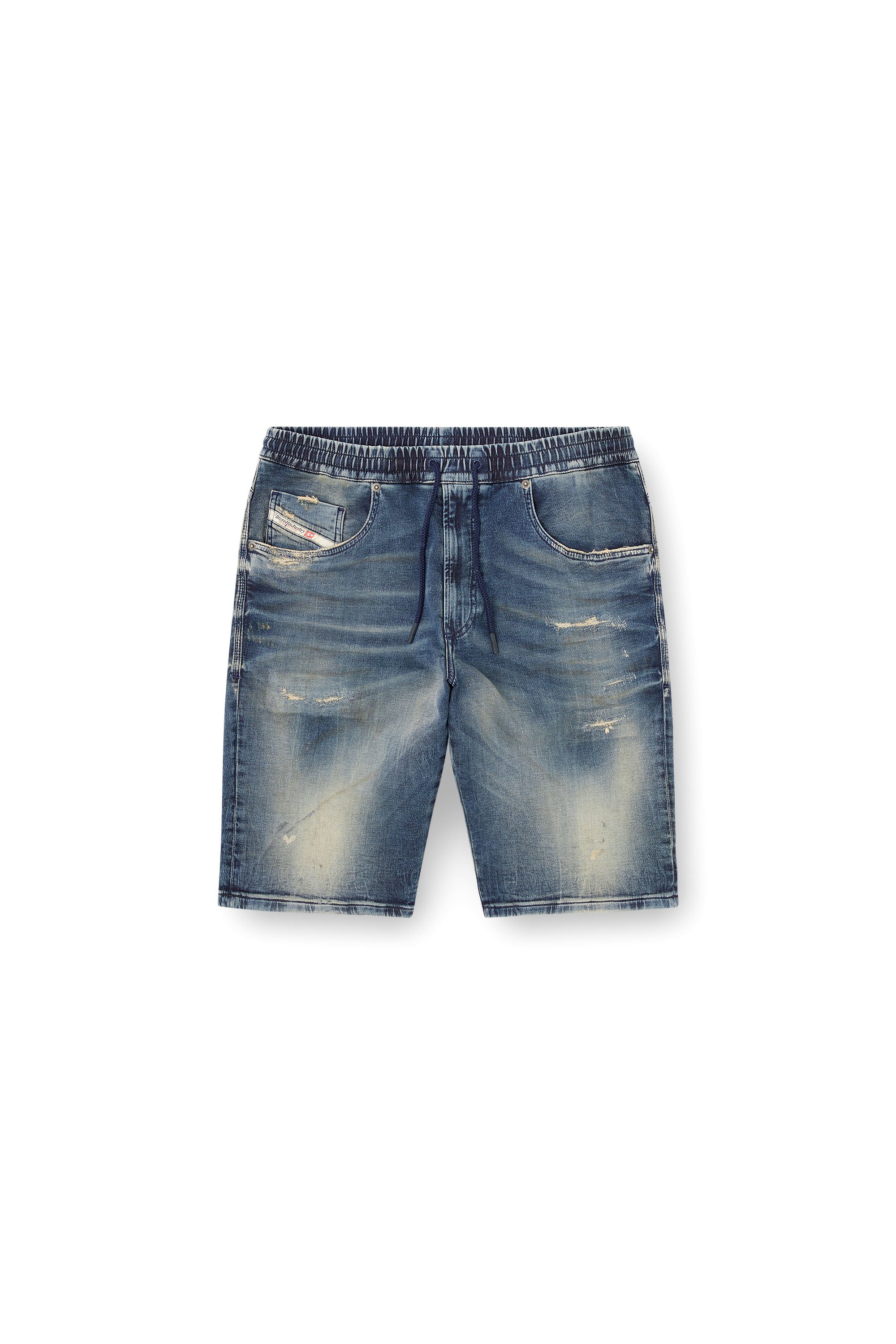 Diesel - 2033 D-KROOLEY-SHORT JOGG, Herren Chinoshorts aus JoggJeans in Dunkelblau - 3