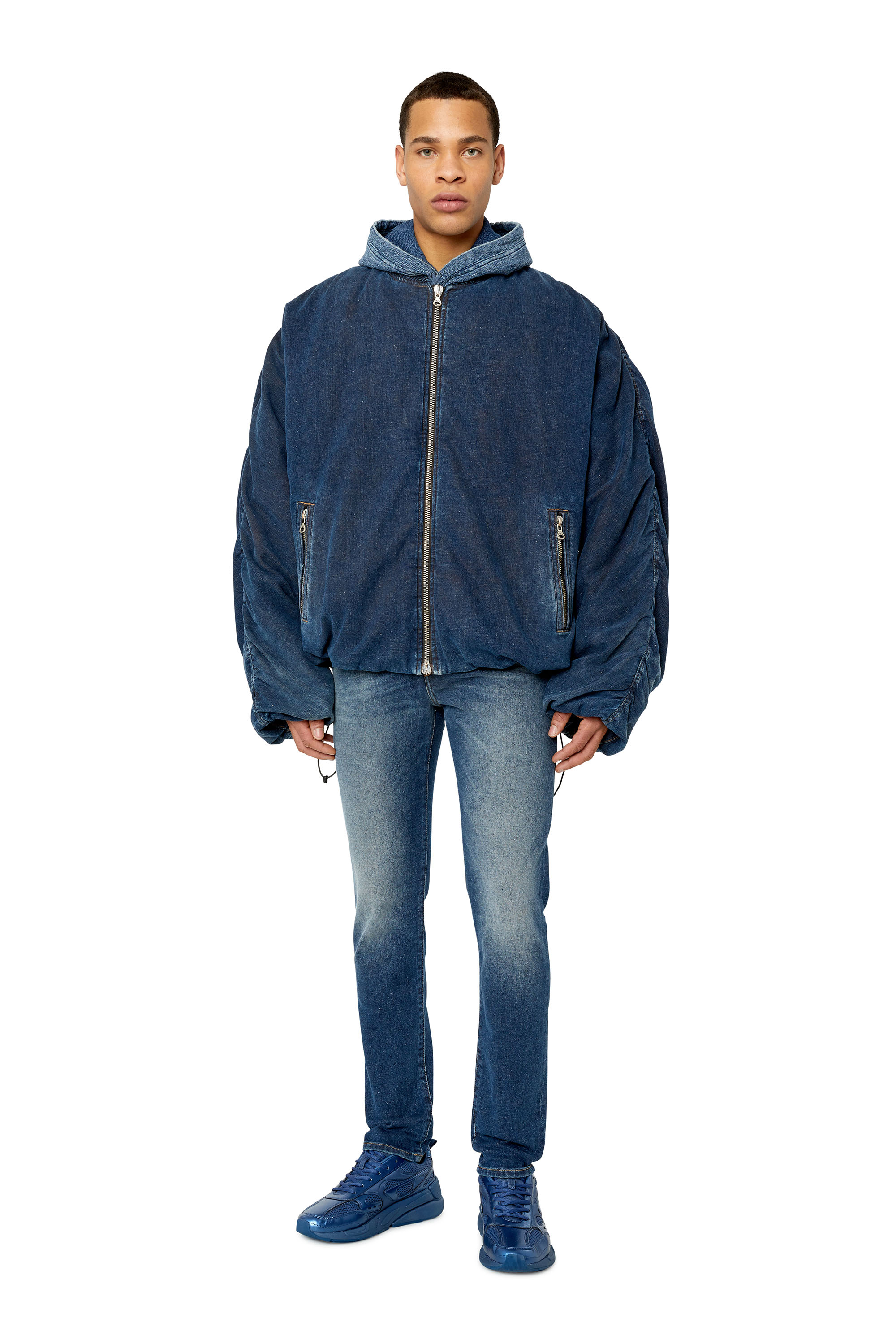 Diesel - Slim Jeans 2019 D-Strukt 09F39, Dark Blue - Image 4