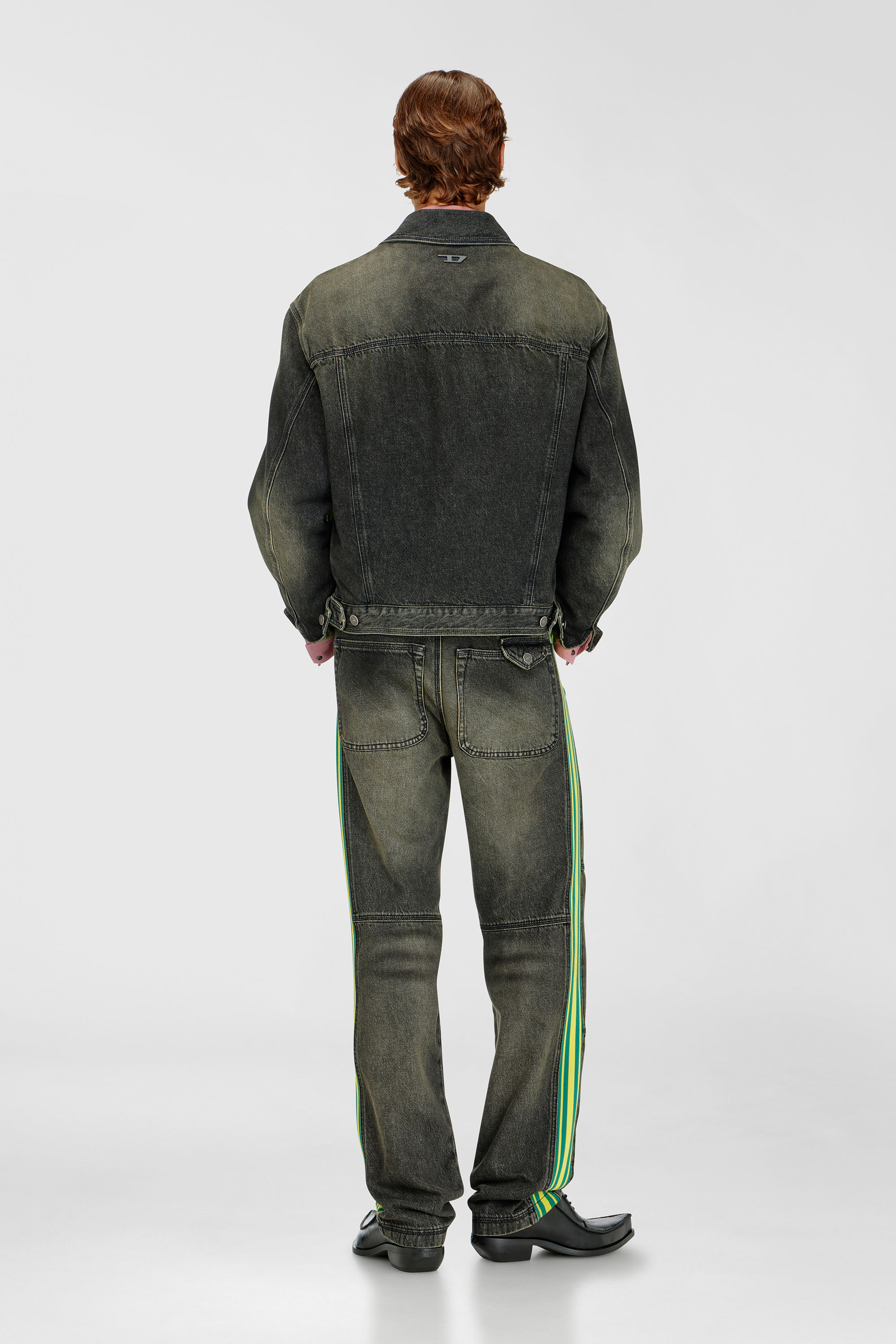 Diesel - Regular Jeans D-Arbus 0DBEZ Homme, Noir/Gris fonc&eacute; - Image 3