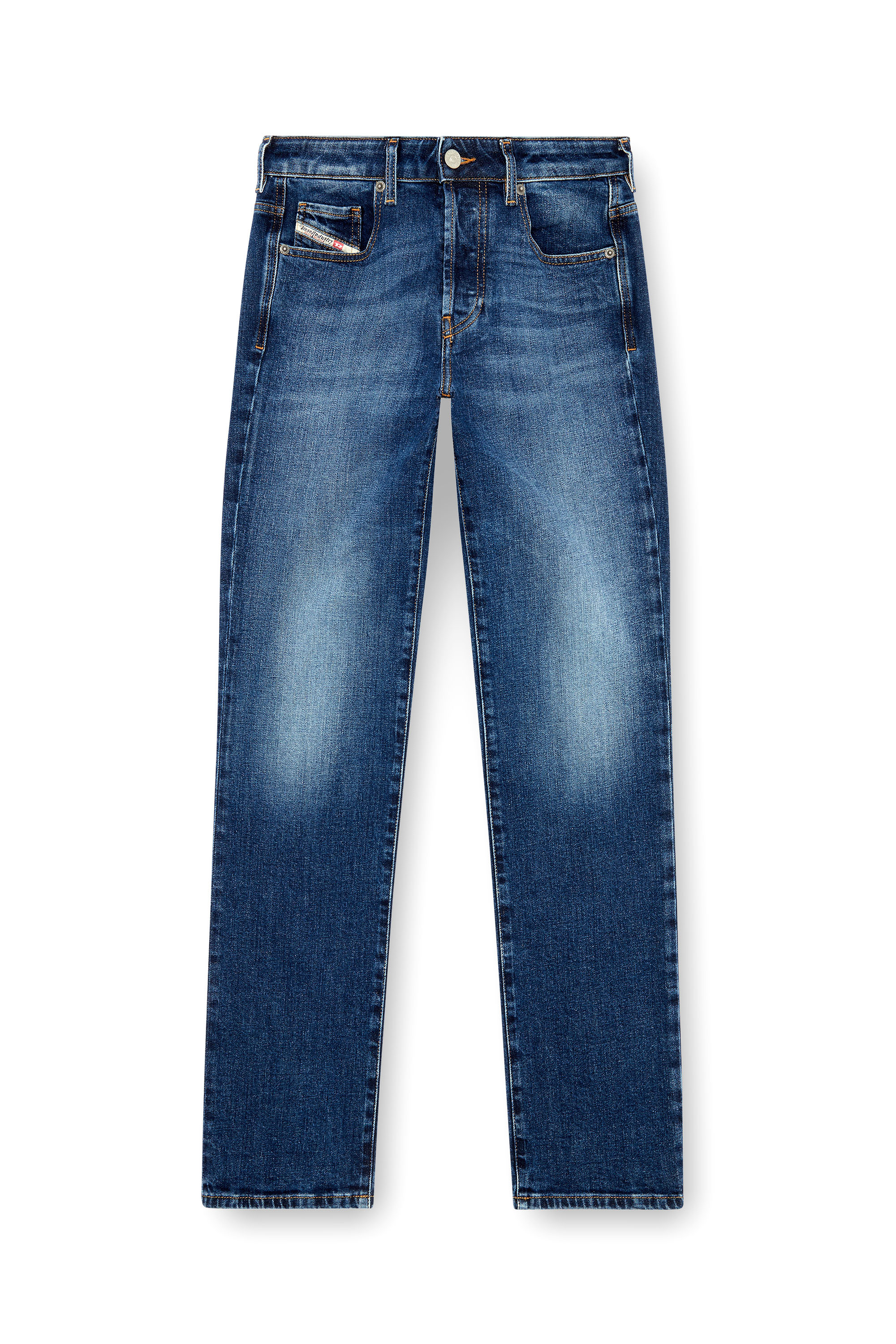Diesel - Femme Straight Jeans 1989 D-Mine 09I28, Bleu Foncé - Image 3