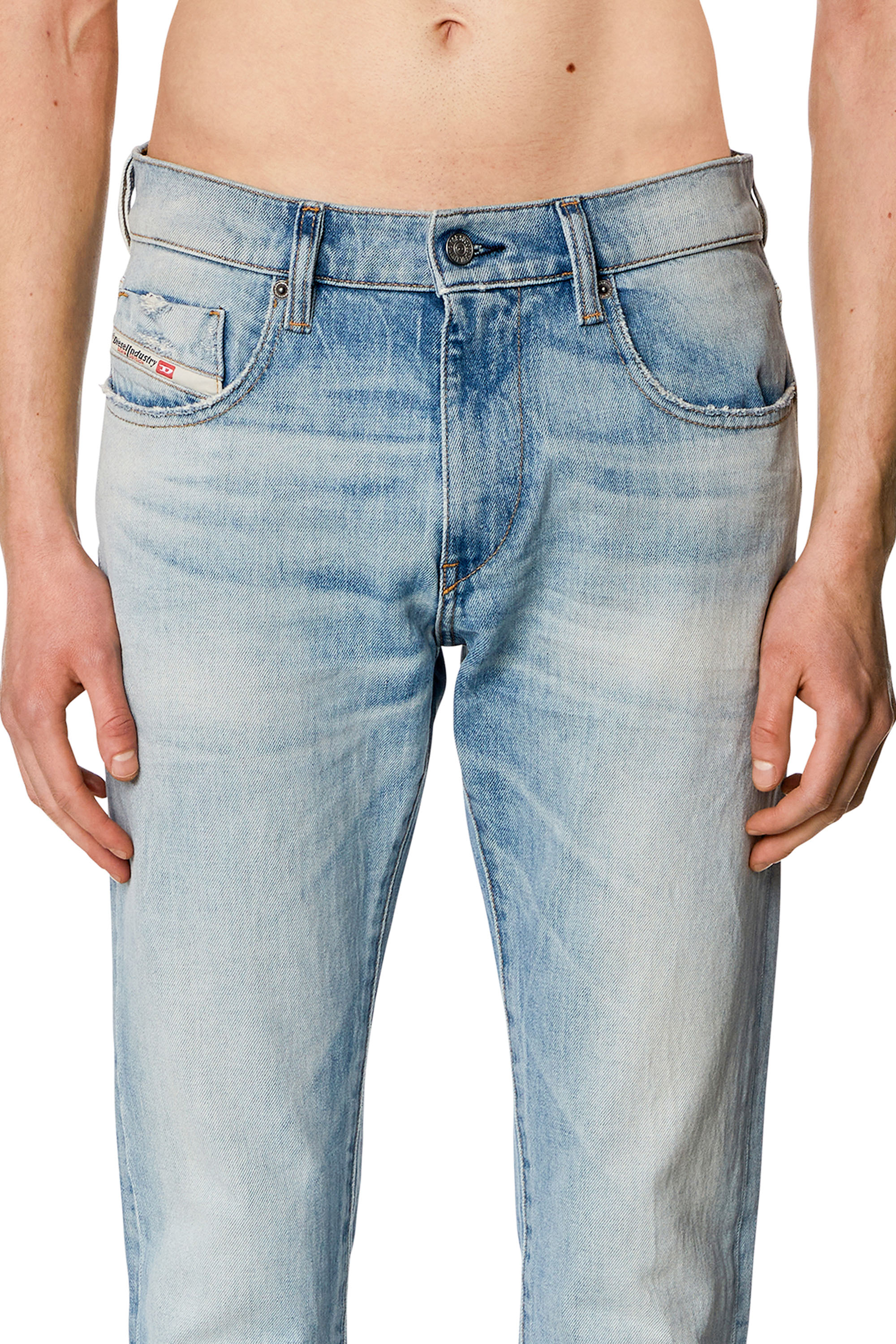 Diesel - Slim Jeans 2019 D-Strukt 0DQAB, Hellblau - Image 3