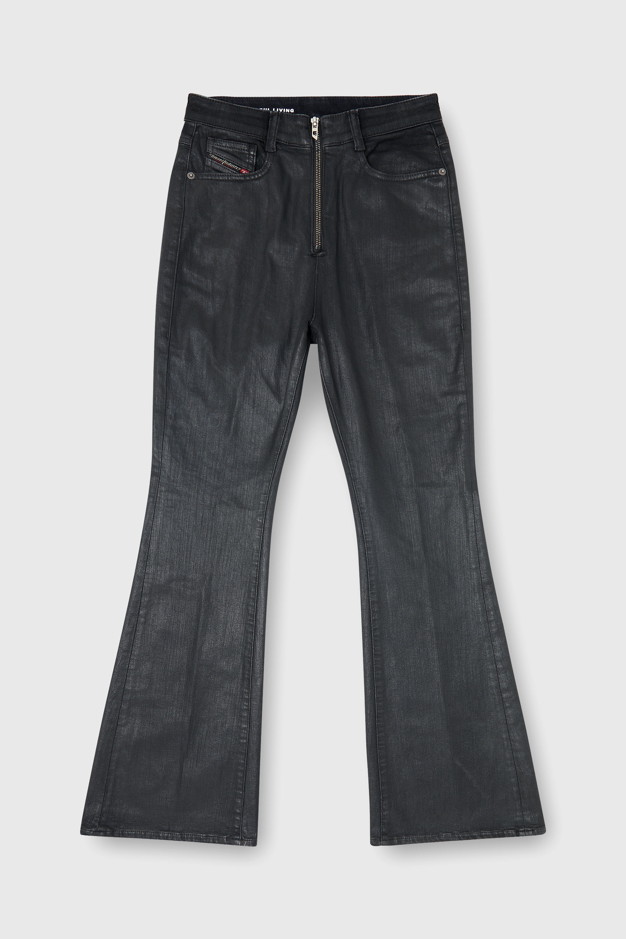 Diesel - Woman's Bootcut Jeans 1973 D-Partt 09P78, Black/Dark grey - 2