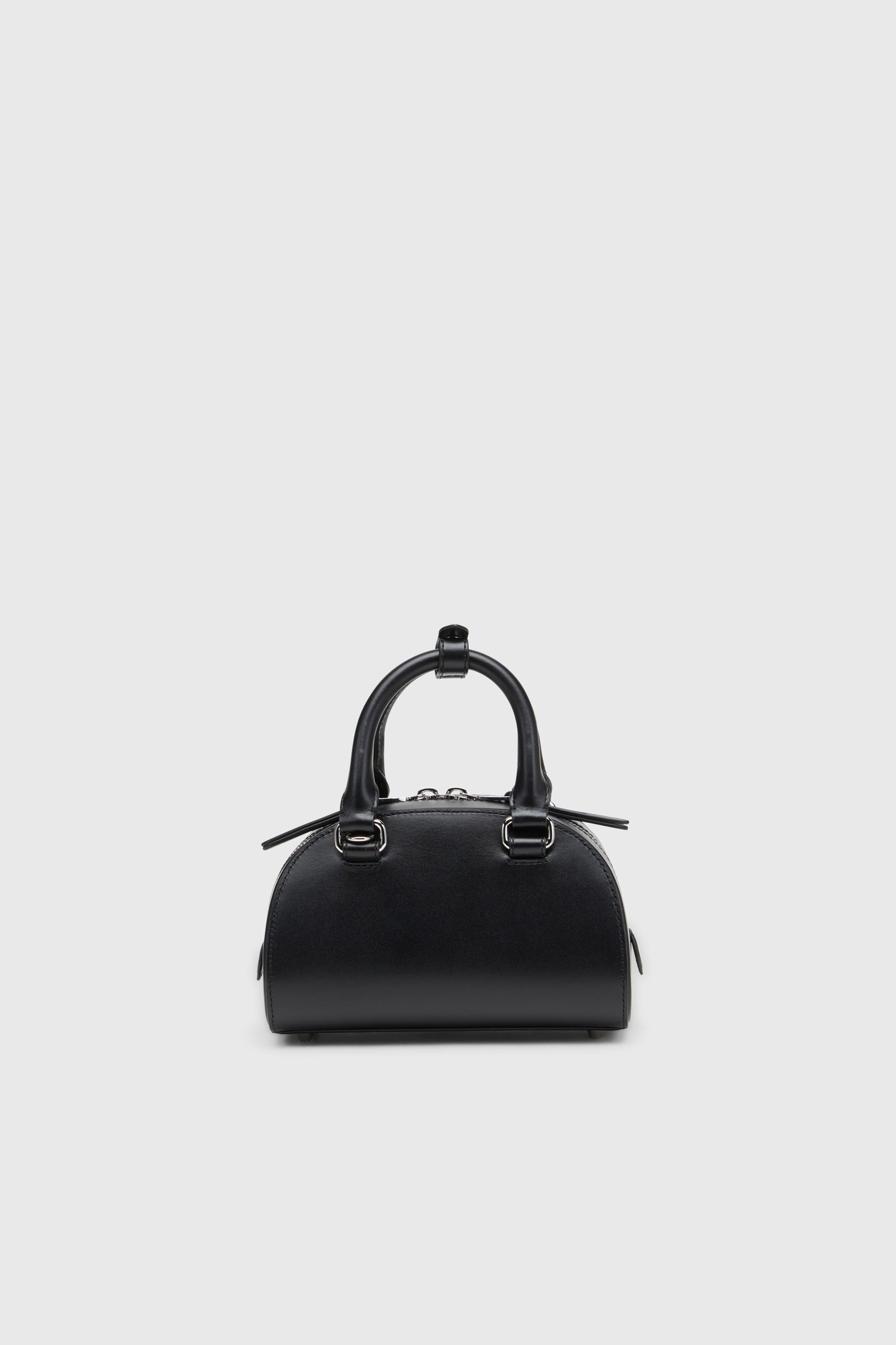 Diesel - 1DR DOME CROSSBODY, 1DR Dome-Petit sac bowling en cuir Femme in Noir - 2