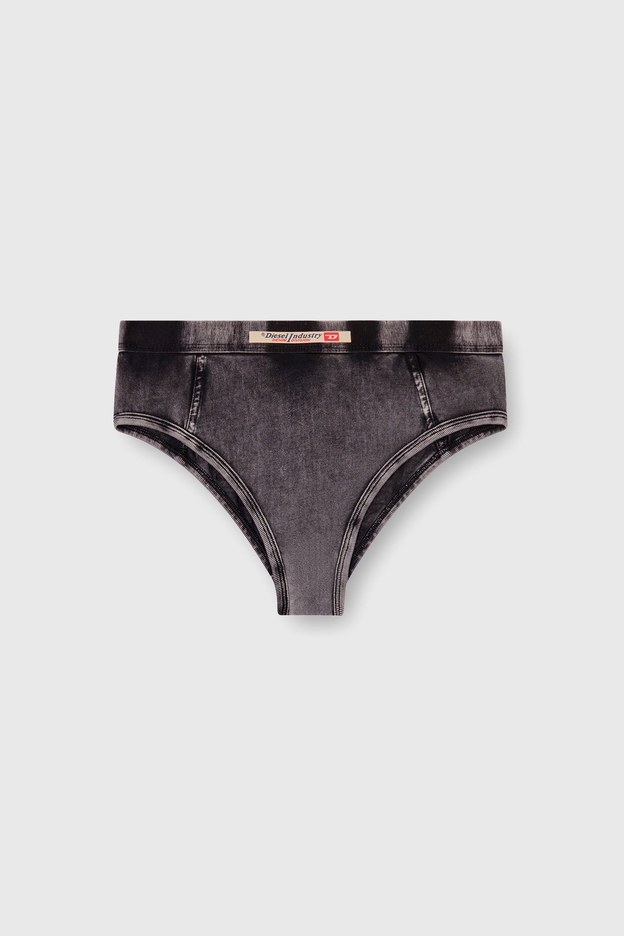 Diesel - HIPSTER-DNM, Damen Hipster Briefs aus Jersey in Denim-Optik in Schwarz - 2