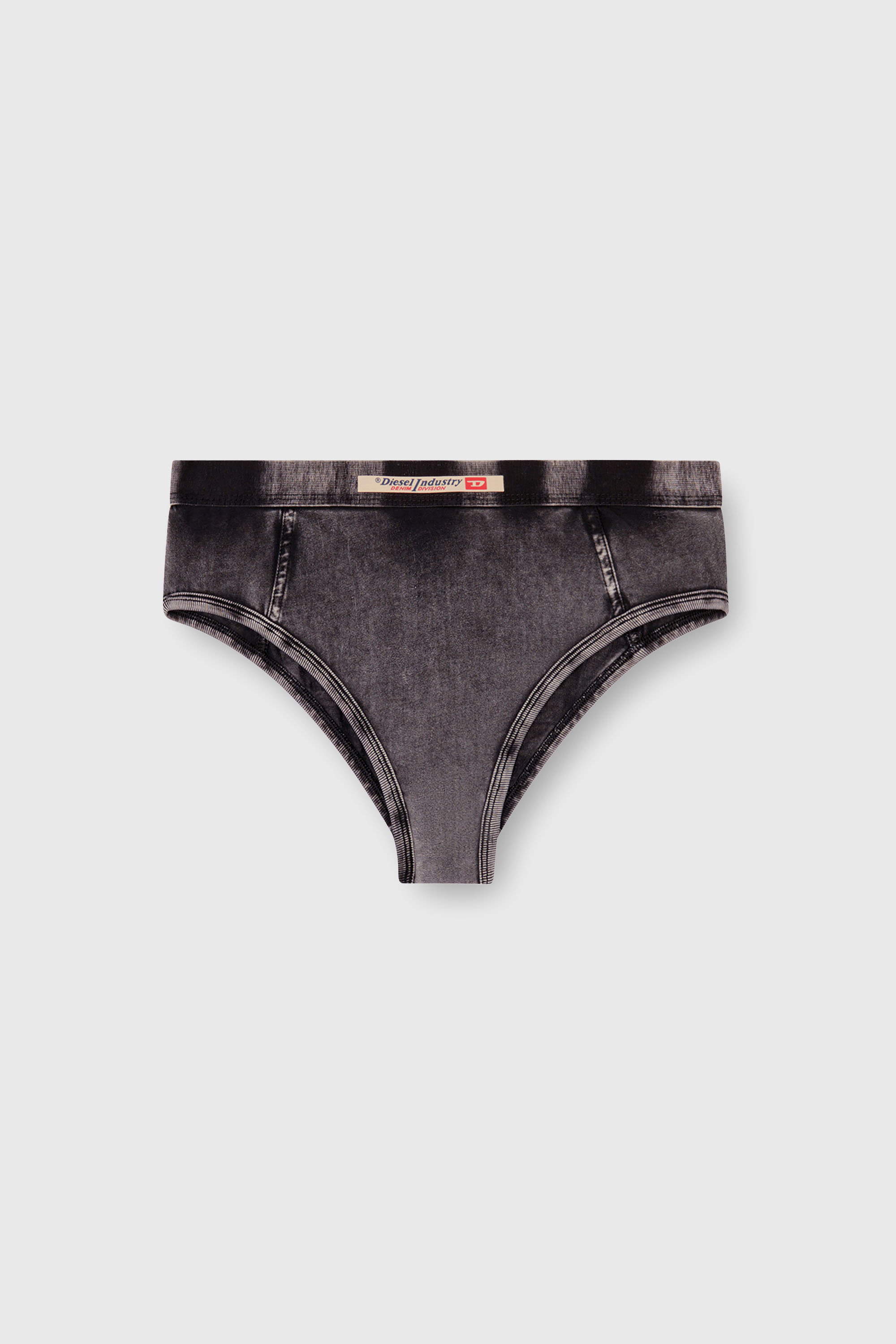 Diesel - HIPSTER-DNM, Damen Hipster Briefs aus Jersey in Denim-Optik in Schwarz - 2