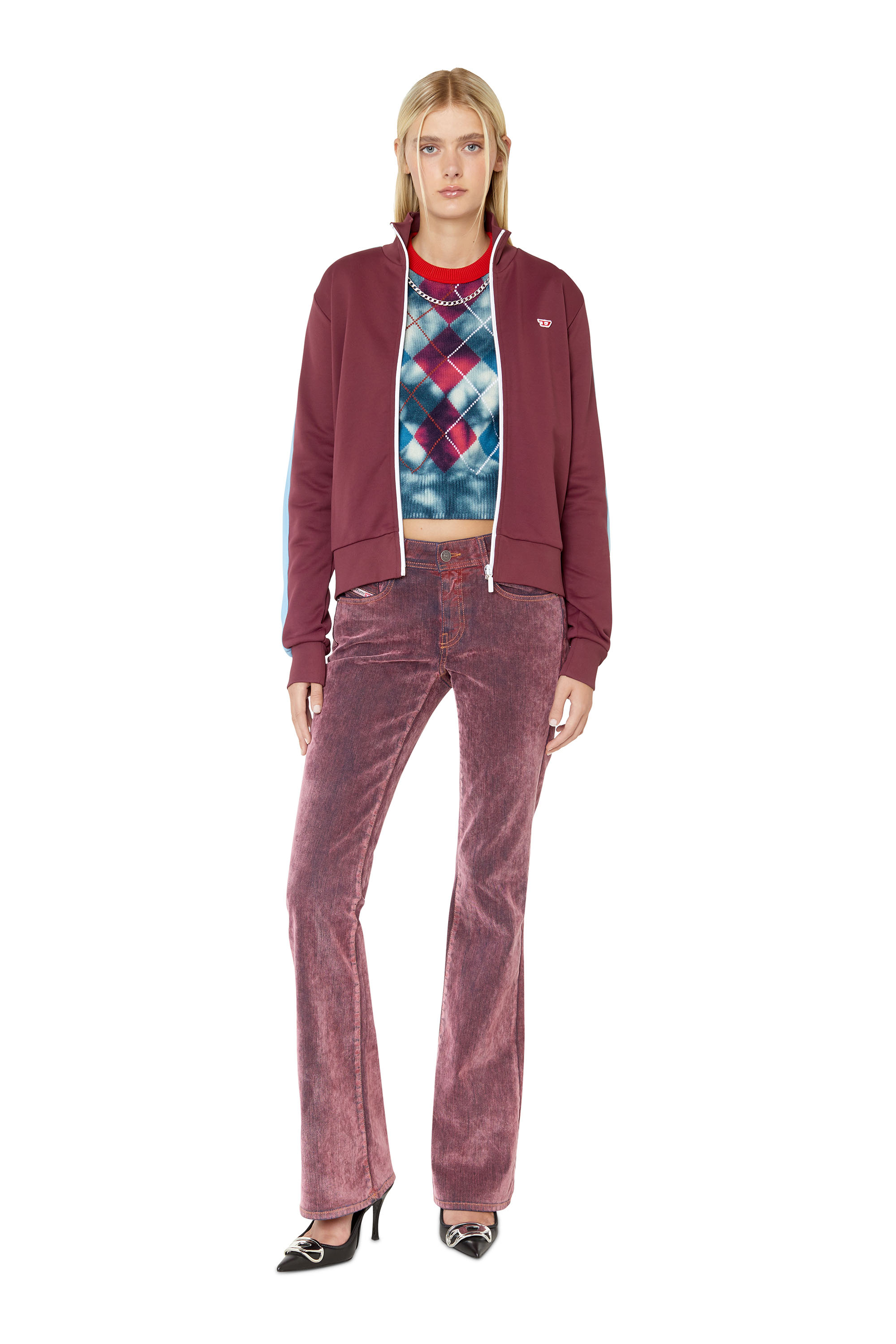 Diesel - 1969 D-EBBEY 0ELAH Bootcut and Flare Jeans, Rose - Image 2