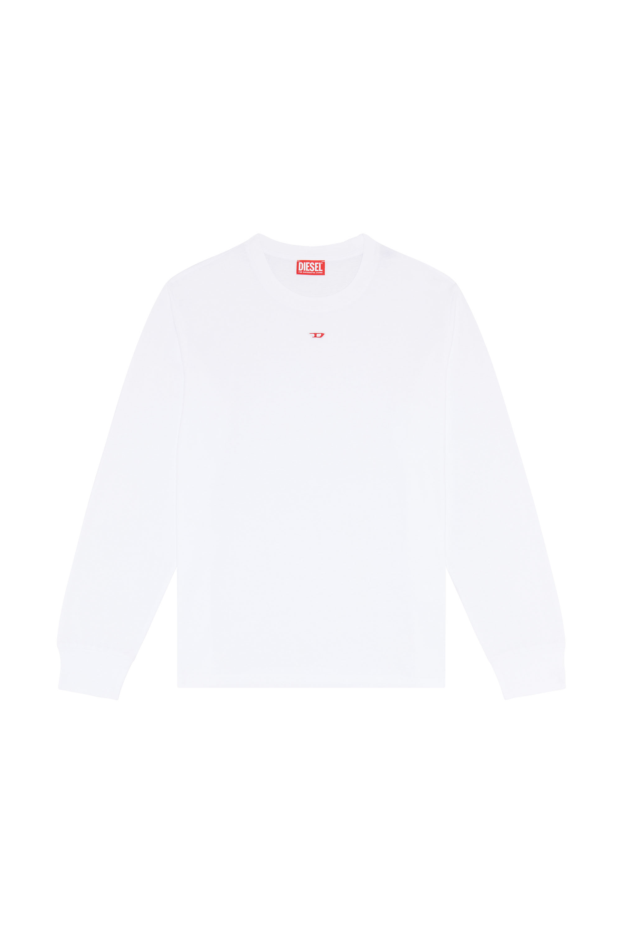 Diesel - T-JUST-LS-D, Bianco - Image 3