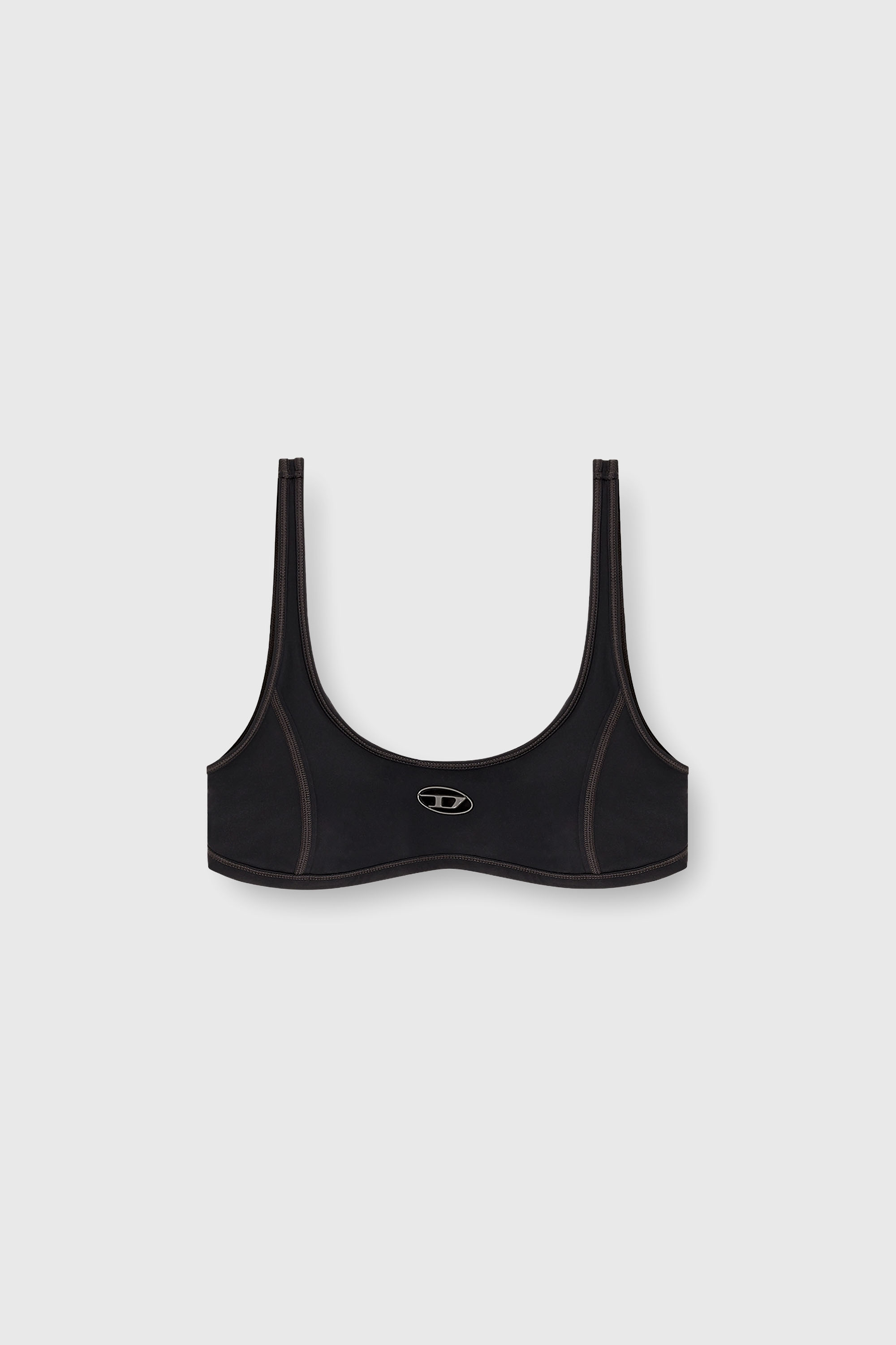 Diesel - CHELSEA-UTLT, Brassi&egrave;re de sport avec cut-out &agrave; logo Femme in Noir - 2