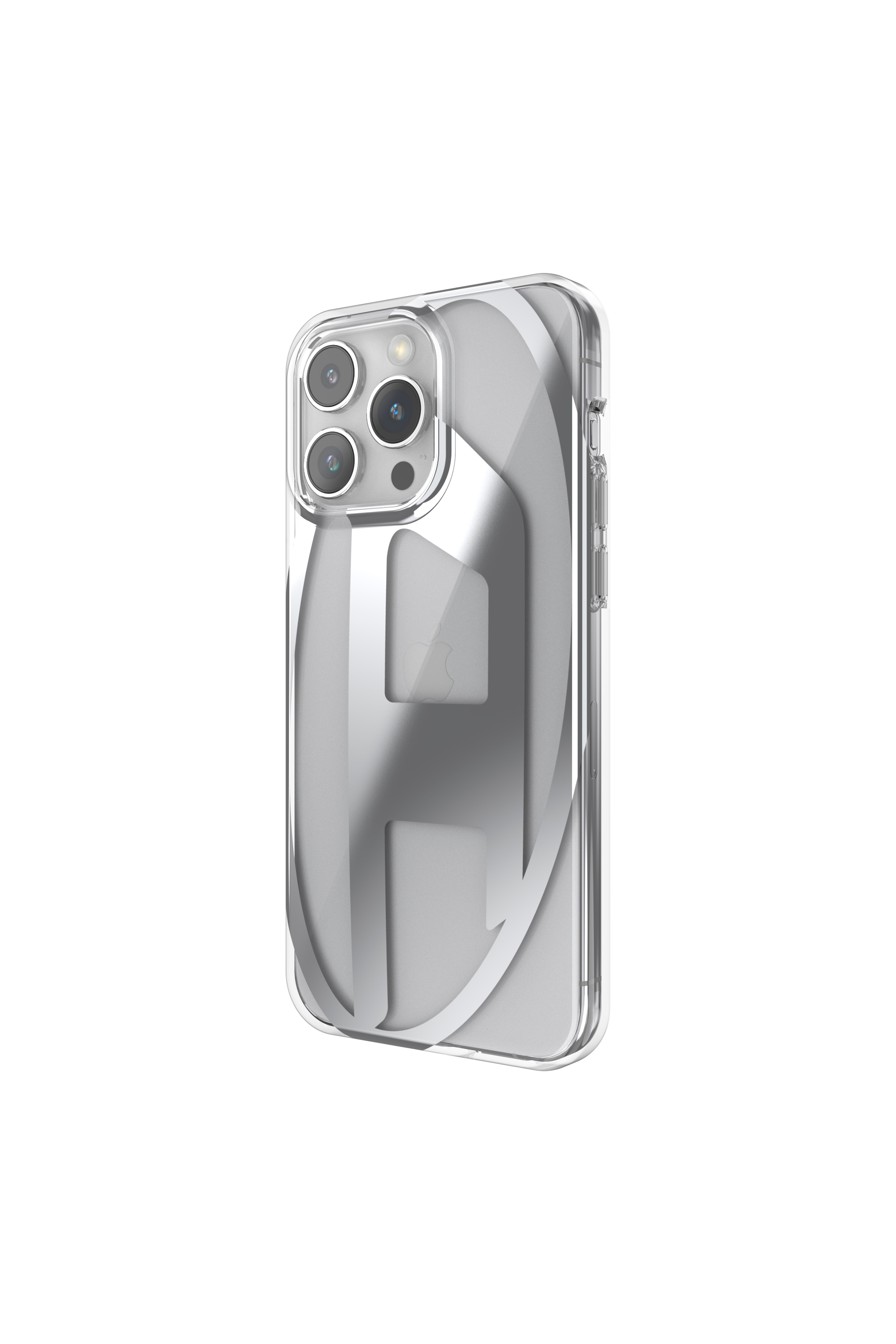 Diesel - 54204 MOULDED CASE, Unisex Handycase transparent D iP15 Pro Max in Silber - Image 4