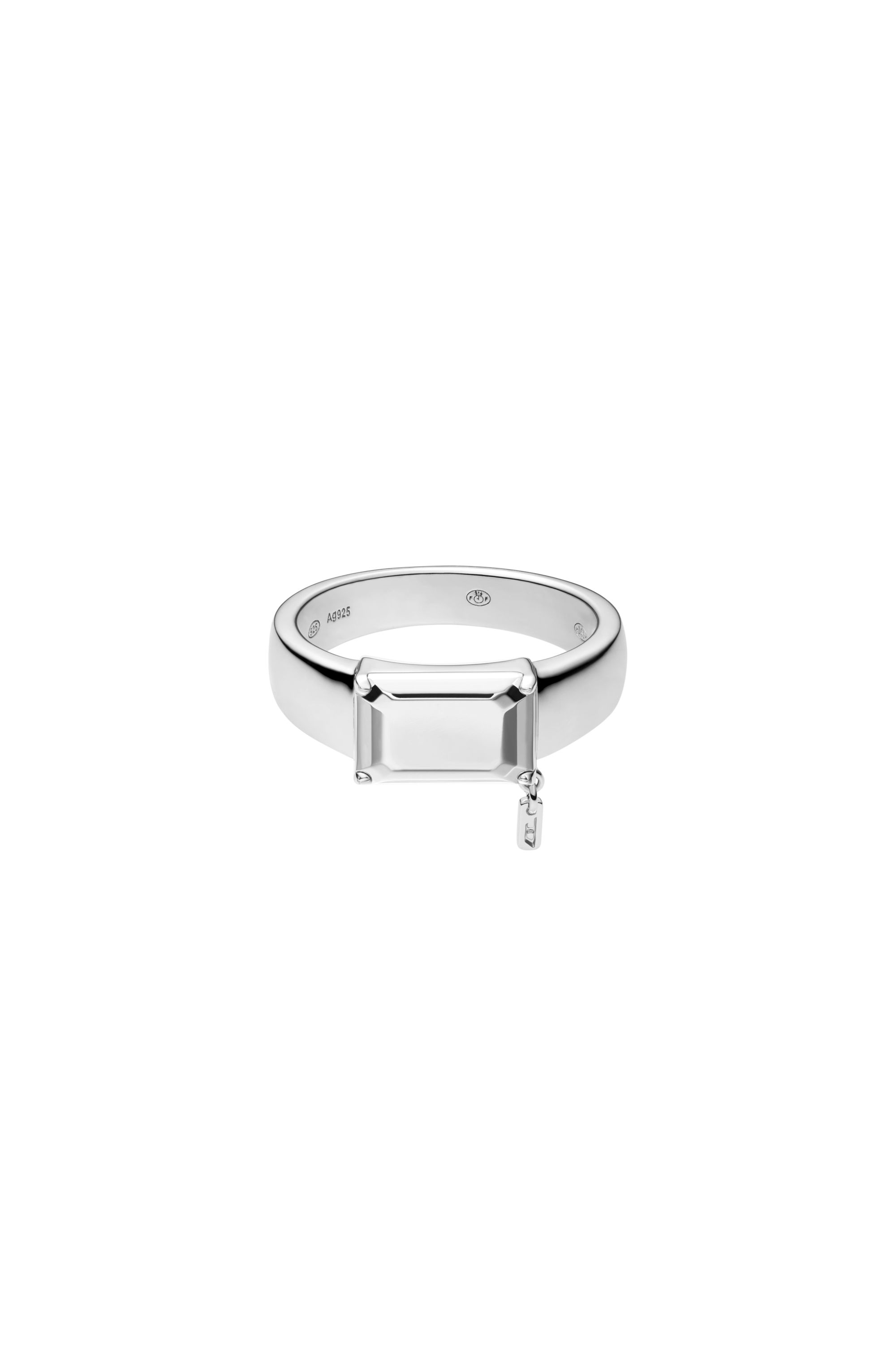 Diesel - DL1365040 STERLING SILVER JEWEL, Anello in argento sterling Unisex in Argento - 2