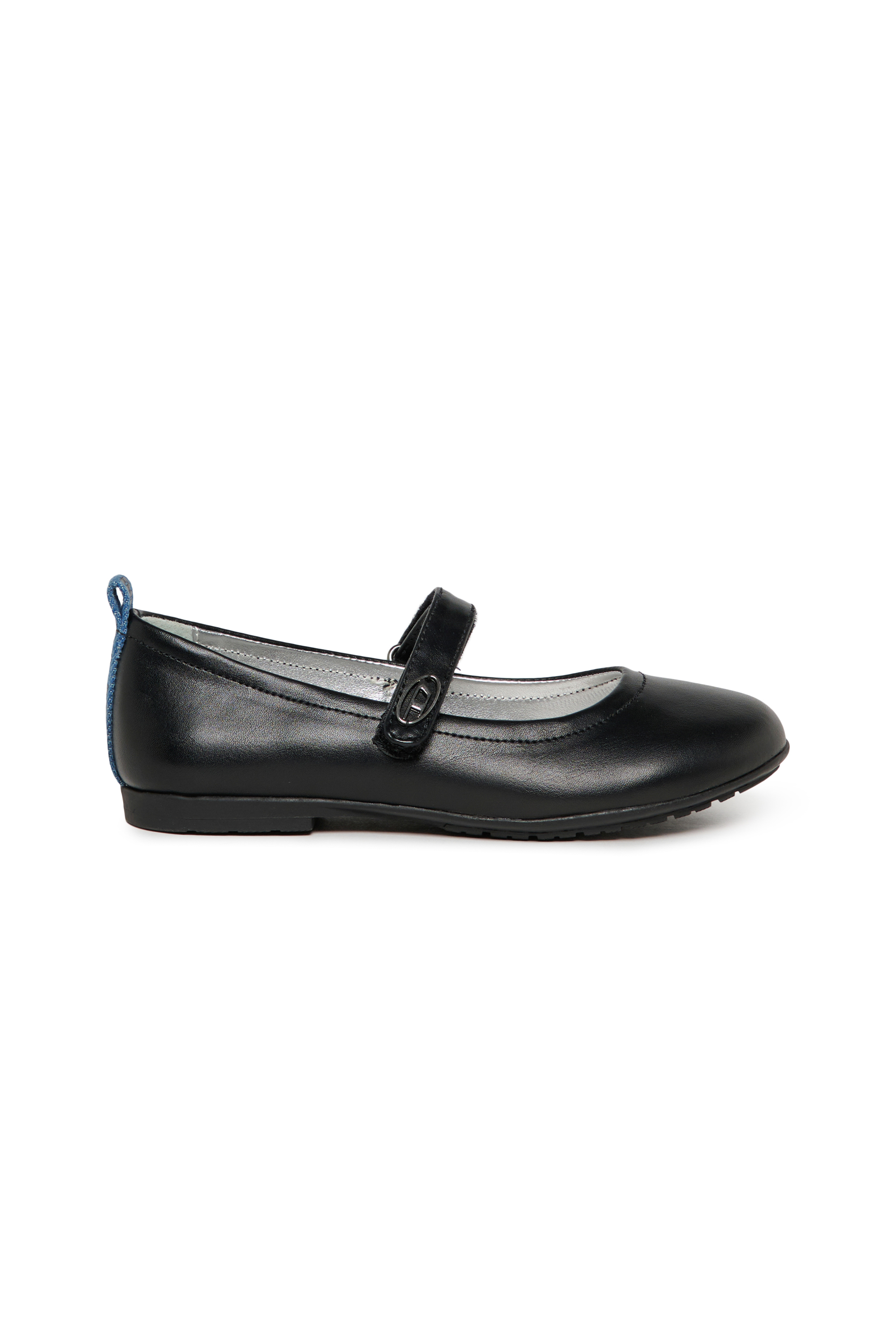 Diesel - D-BALWE, Damen D-BALWE-Mary Jane Ballerinas mit kontrastierendem Riemen in Schwarz - 1