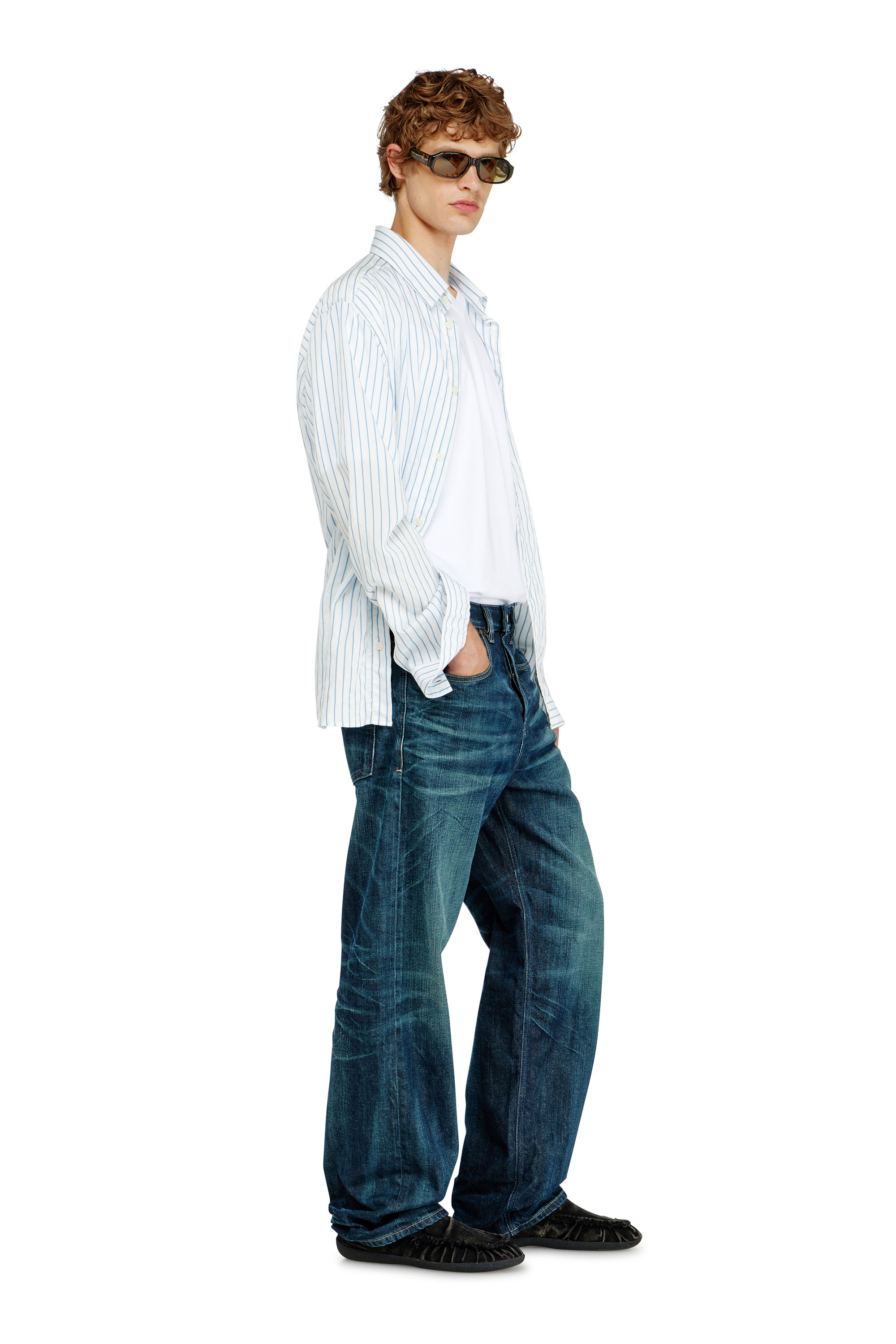 Diesel - Herren Relaxed Jeans 2001 D-Macro 09Q04, Dunkelblau - 2