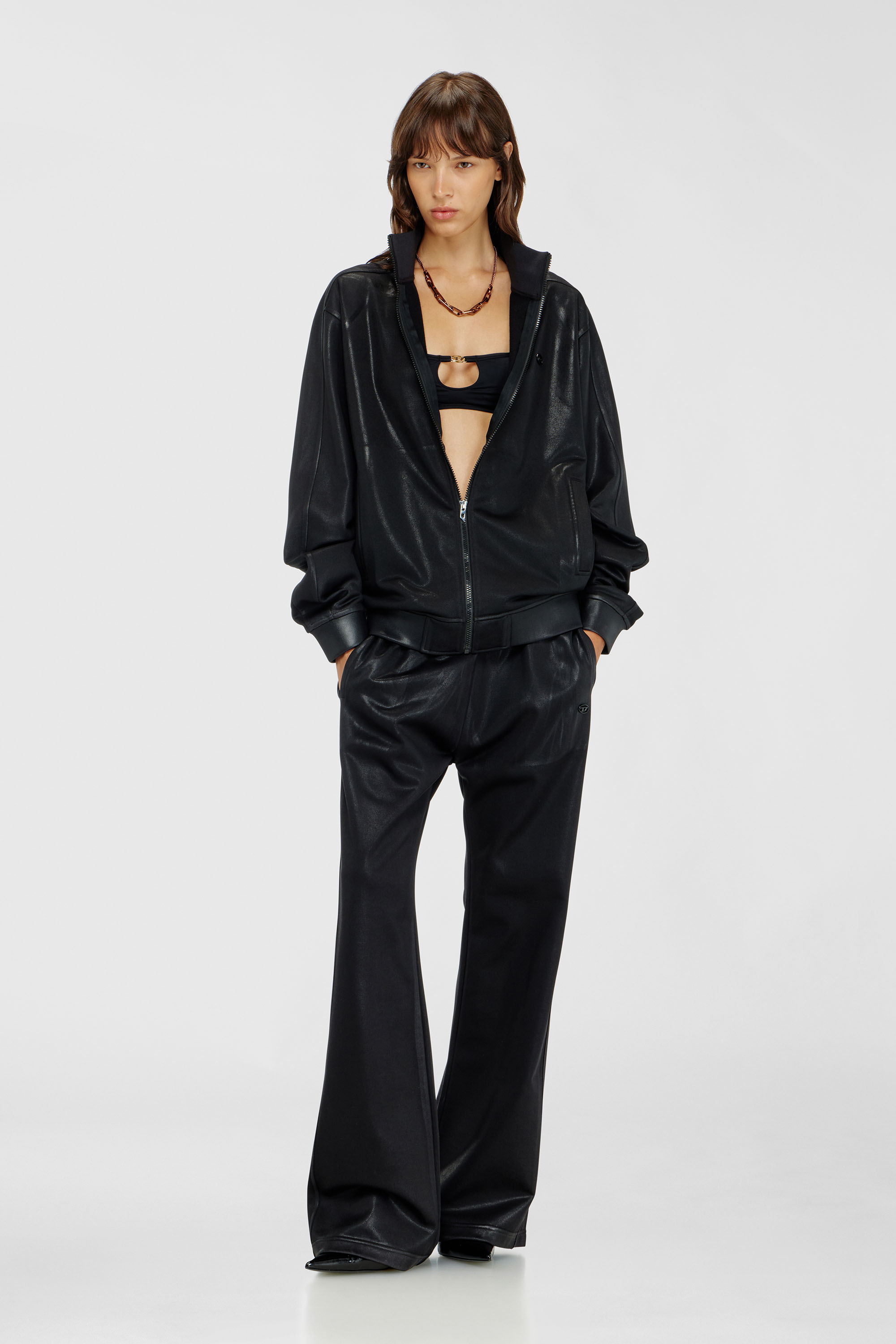 Diesel - ROCHELLE-UTLT, Reggiseno a fascia in con metallo Oval D Donna in Nero - 6