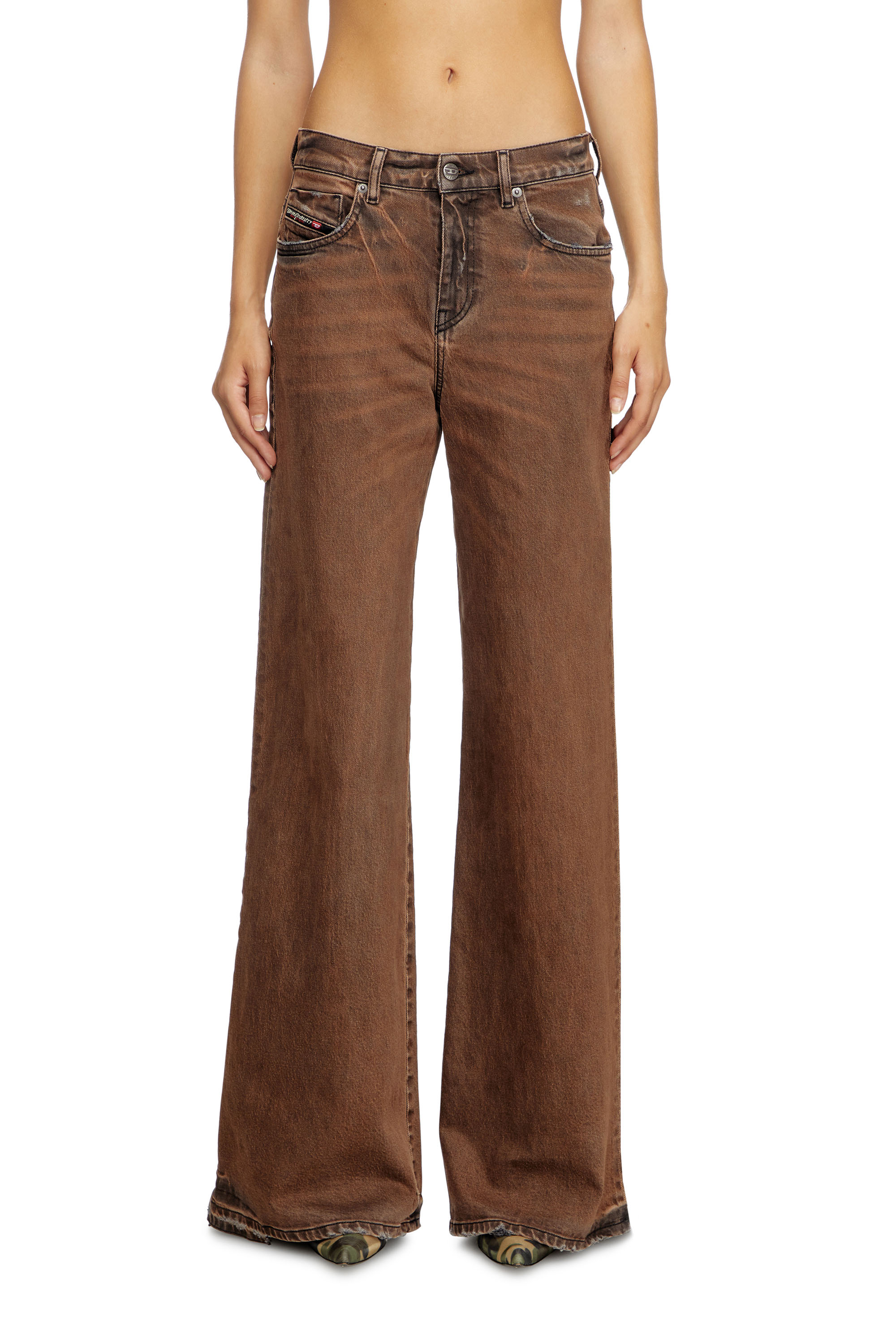 Diesel - Damen Flare Jeans 1978 D-Akemi 09L24, Braun - 1