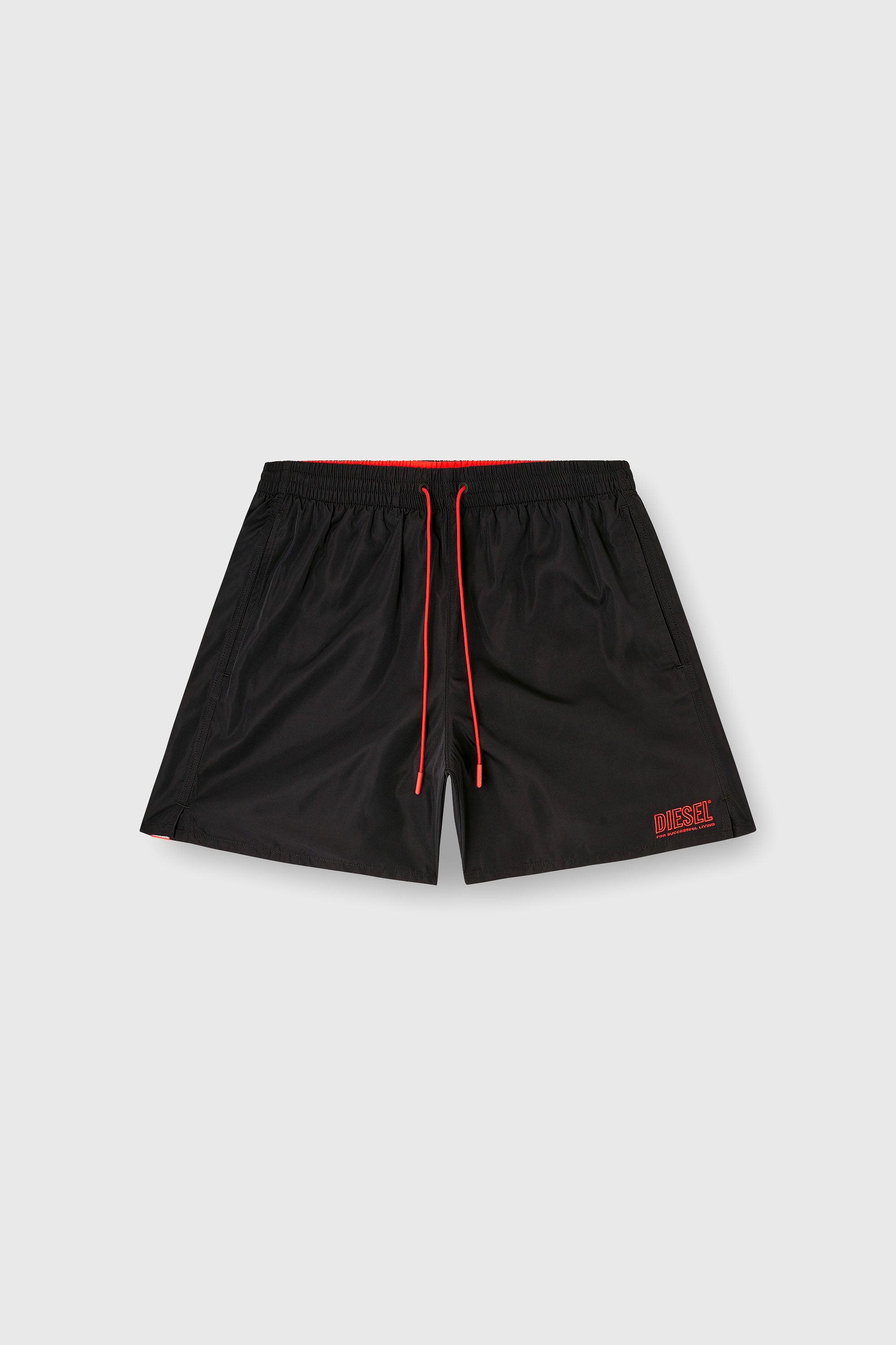 Diesel - SPORT-41-D-CORE, Costume da bagno con tasca con zip Uomo in Nero - 2