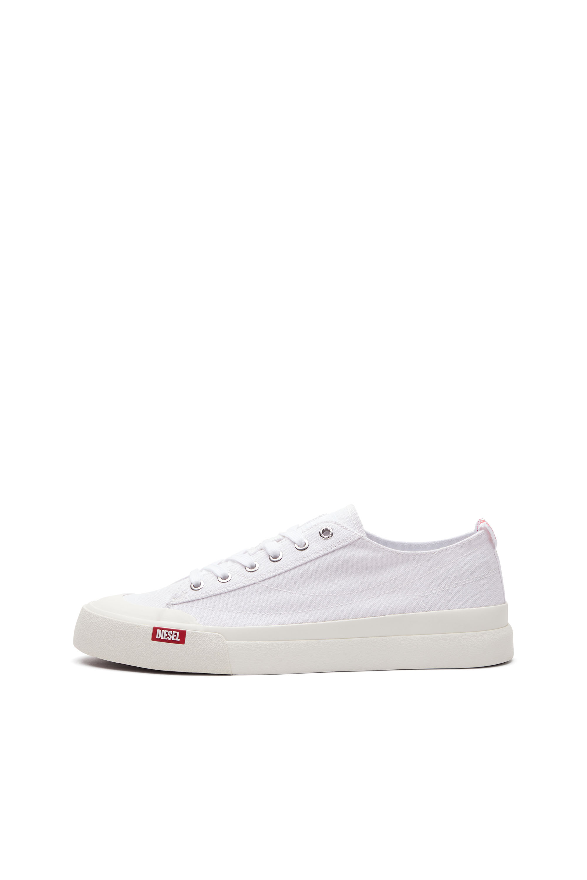 Diesel - S-ATHOS LOW W, S-Athos Low-Sneakers en toile Femme in Blanc - 7