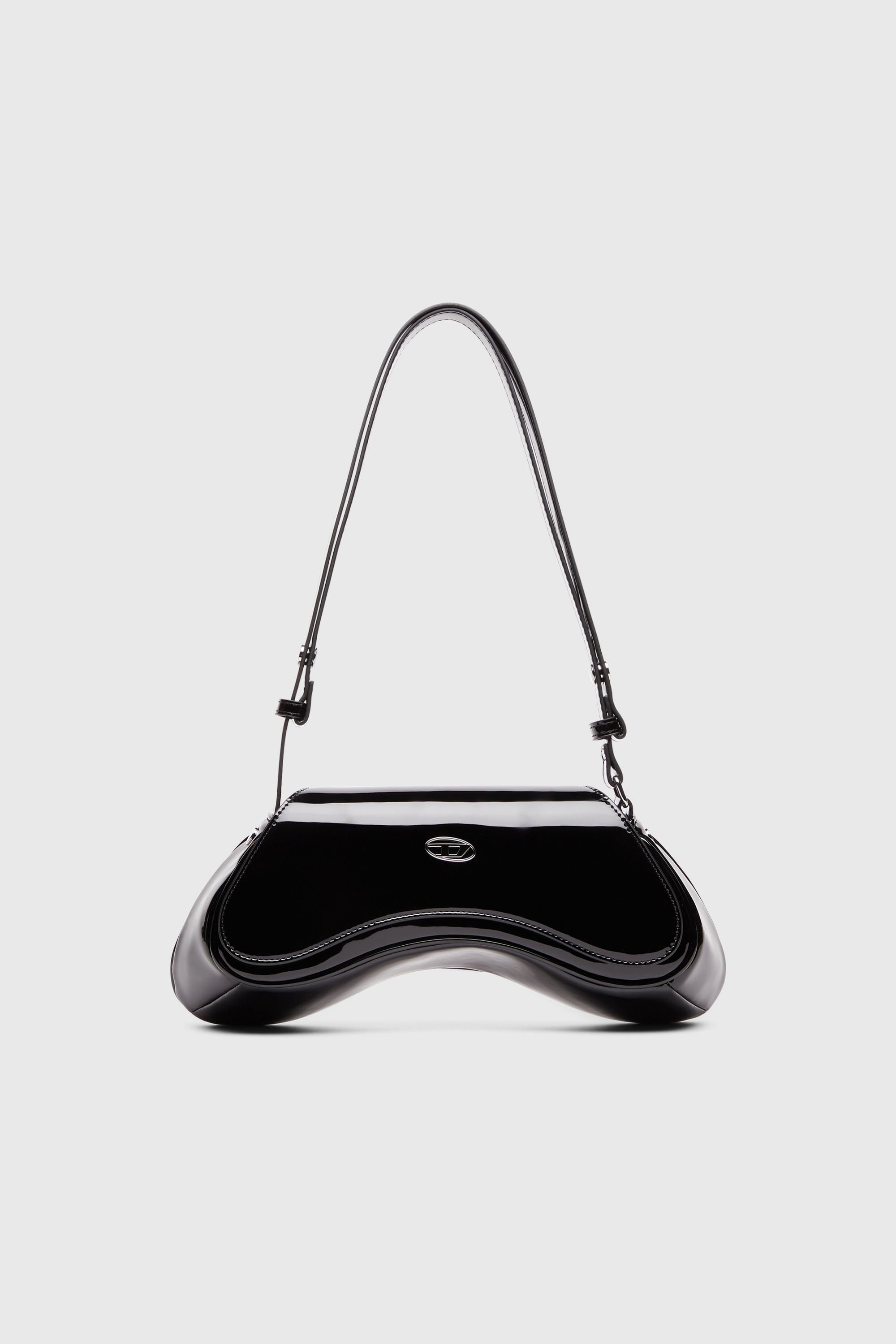Diesel - PLAY CROSSBODY, Play-Sac &agrave; bandouli&egrave;re glossy Femme in Noir - 1