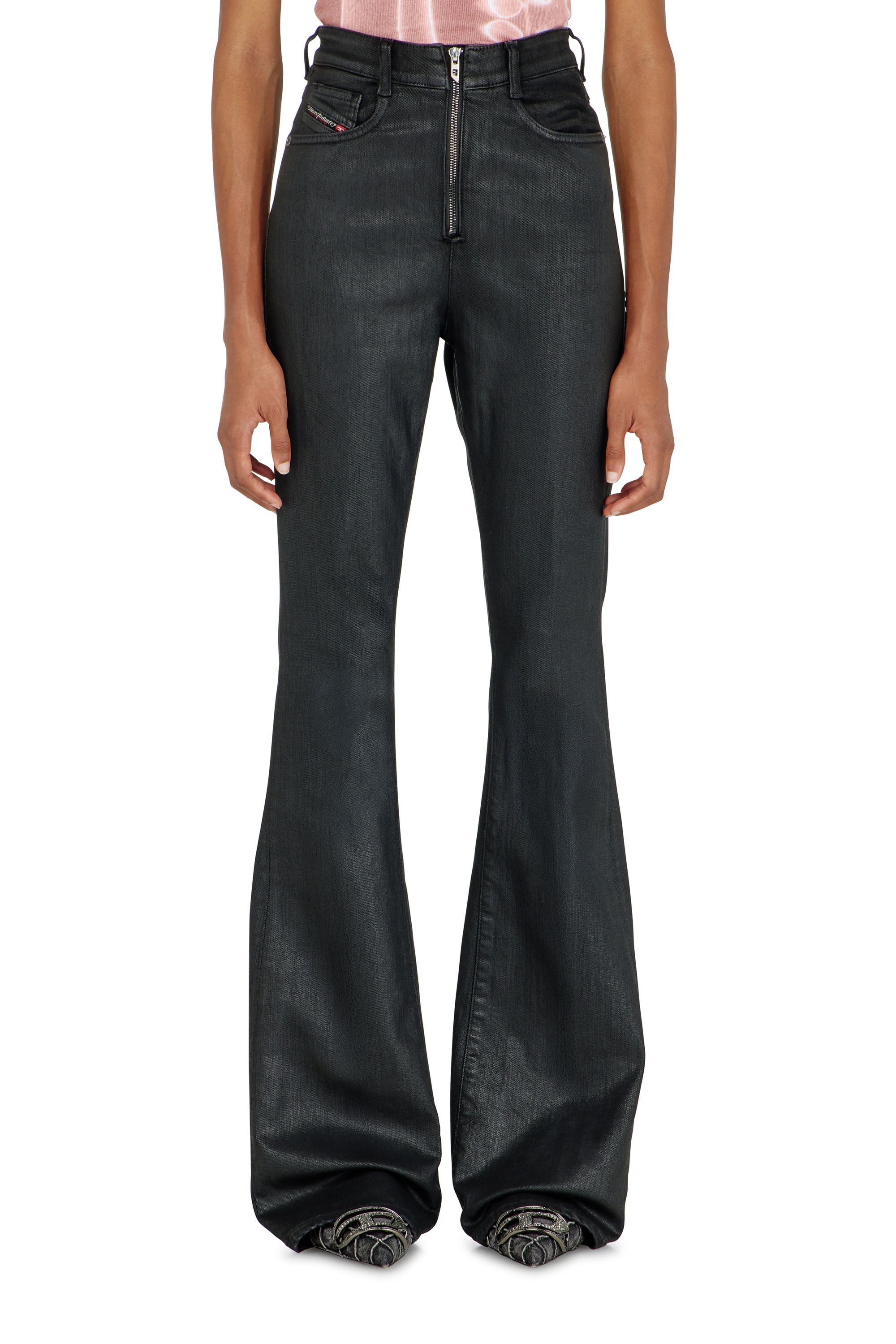 Diesel - Bootcut Jeans 1973 D-Partt 09P78 Femme, Noir/Gris fonc&eacute; - Image 4
