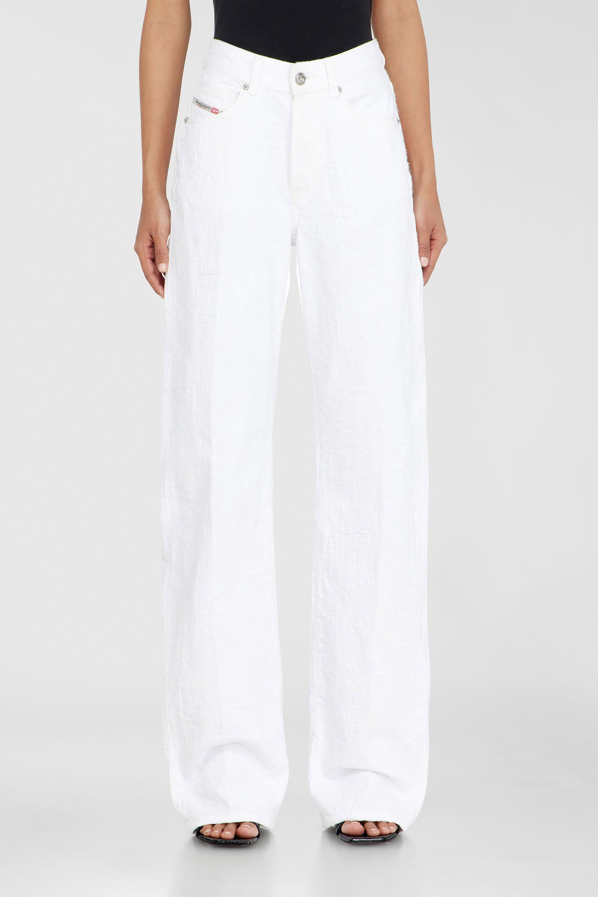 Diesel - Regular Jeans 1971 D-Sent 007EX Donna, Bianco - Image 1