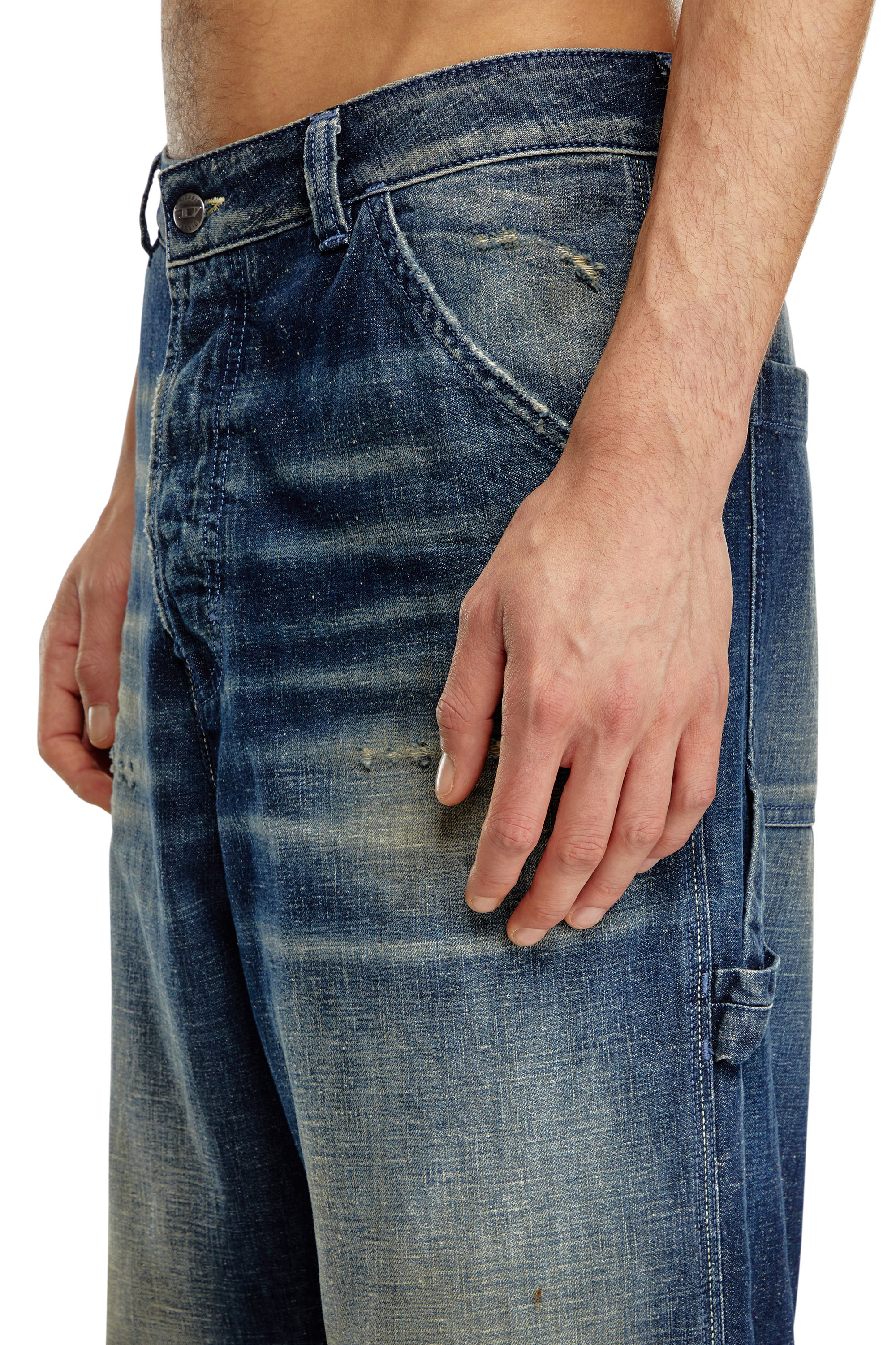 Diesel - Herren Relaxed Jeans D-Livery 09J91, Dunkelblau - 5