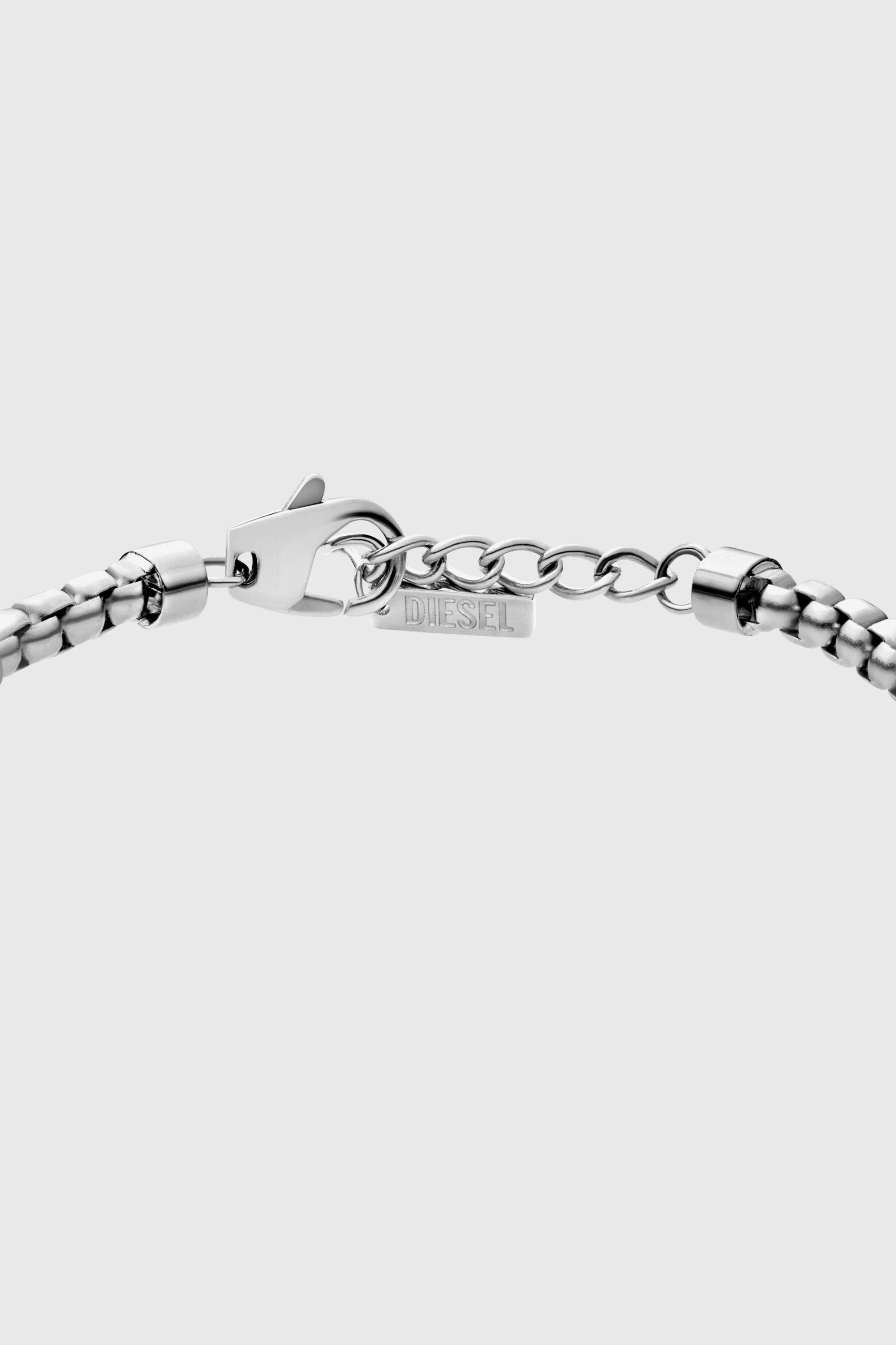 Diesel - DX1633040 JEWELLERY, Unisex Armband mit Kettendesign aus Edelstahl in Silber - 2
