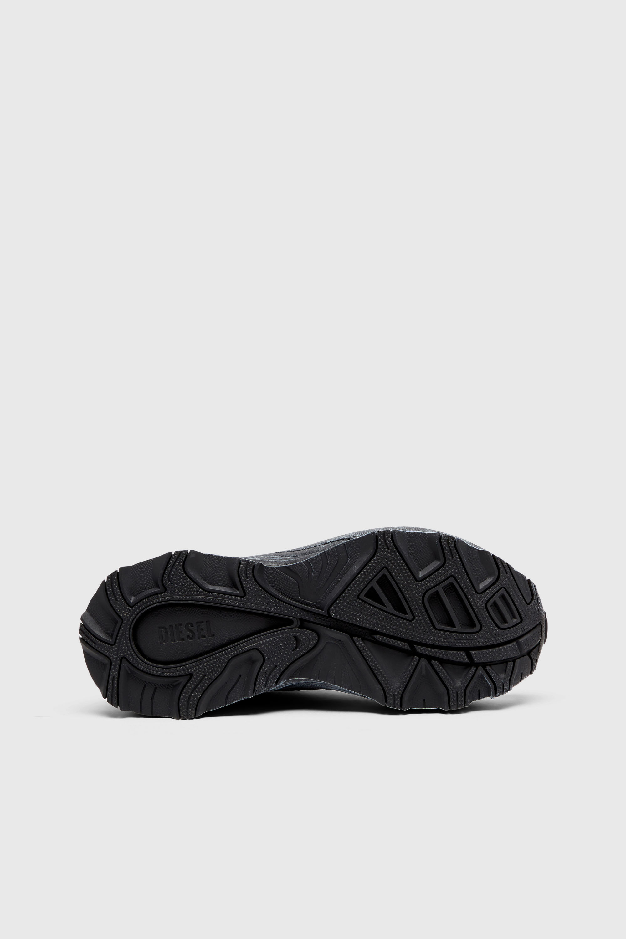 Diesel - D-CAGE RUNNER, D-Cage-Sneaker in ripstop distressed Uomo in Nero - 5