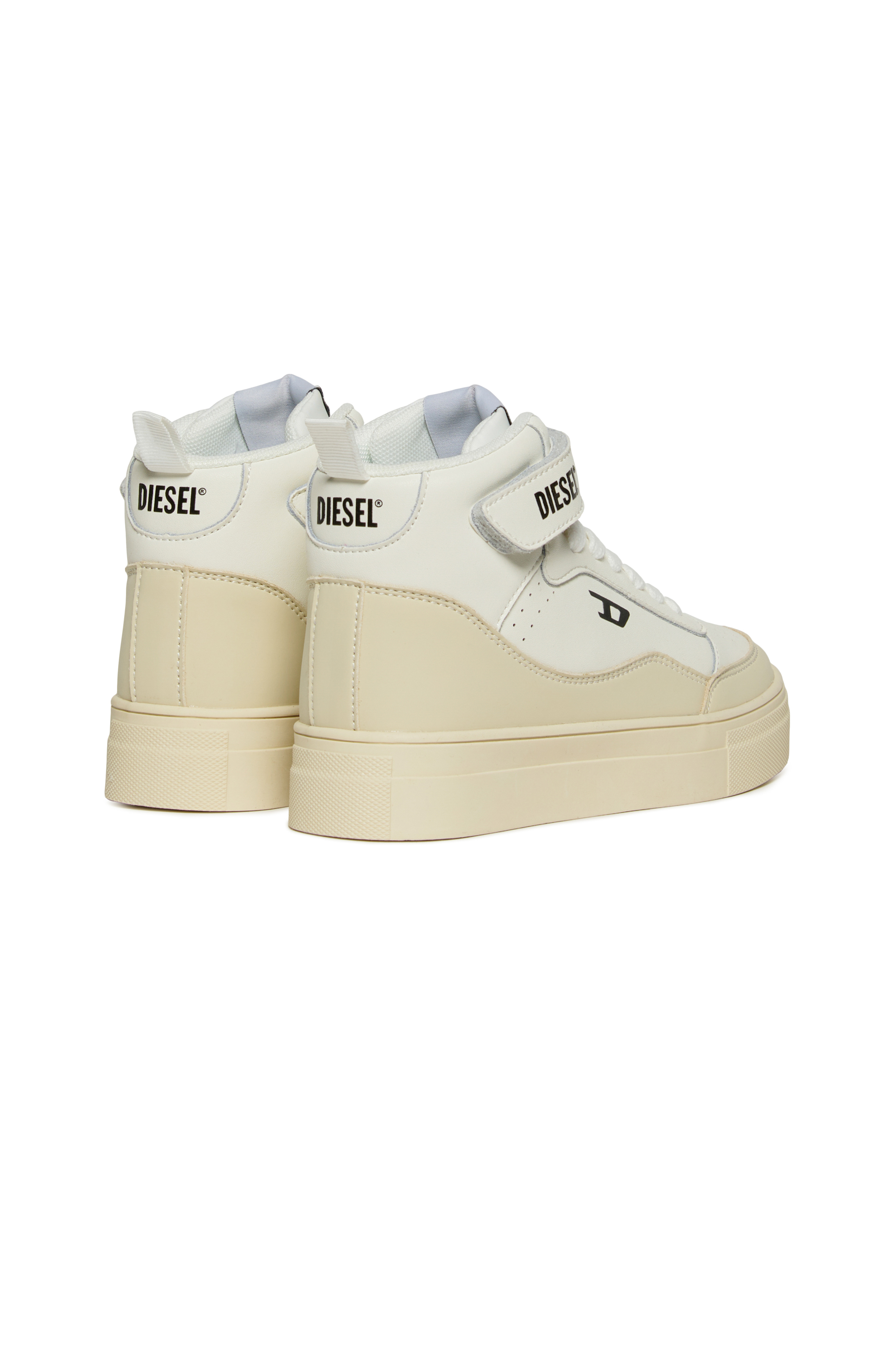 Diesel - S-TRACKER D, S-Tracker D- Sneakers en cuir avec lacets et bande Mixte in Blanc - 3